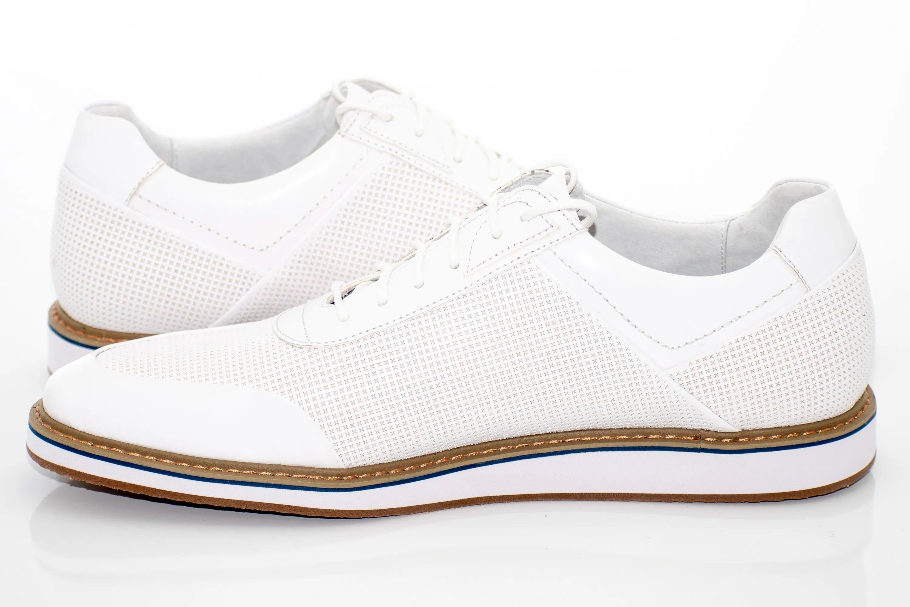 White Leather Dress Sneaker