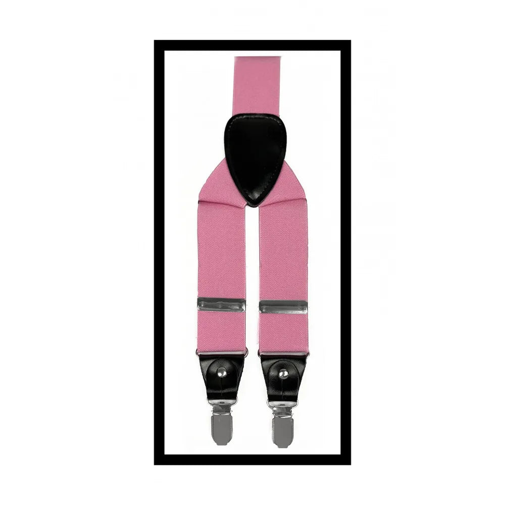 Convertible Clip & Button Suspenders