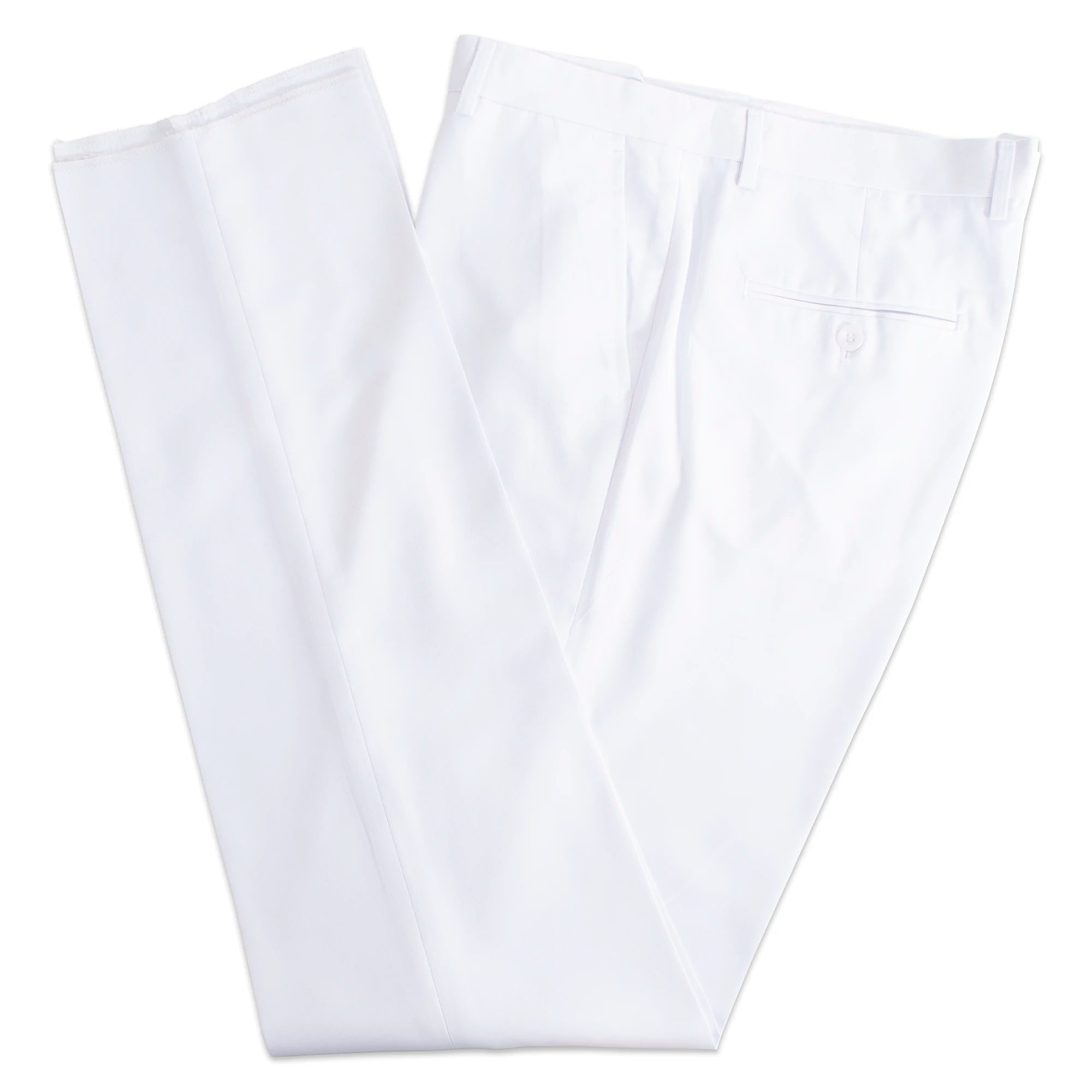 White Tailored-Fit Pants