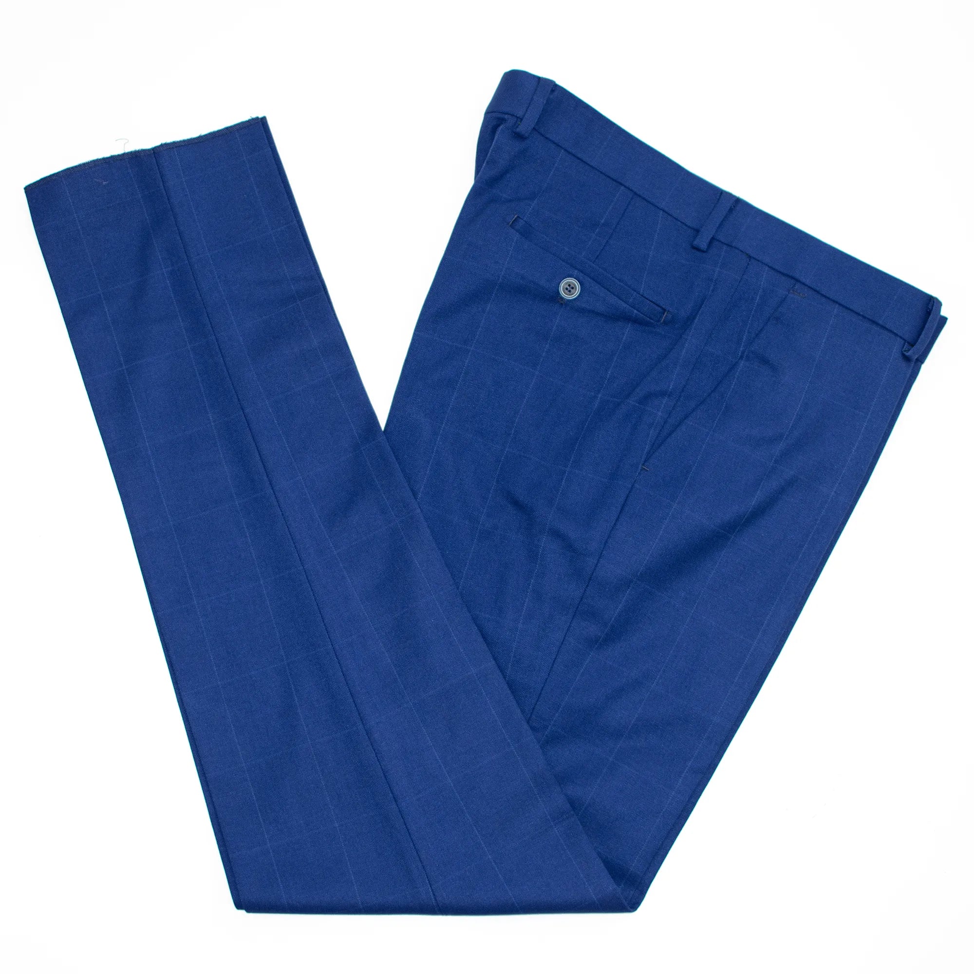 Sapphire Windowpane 2-Piece Tailored-Fit Suit