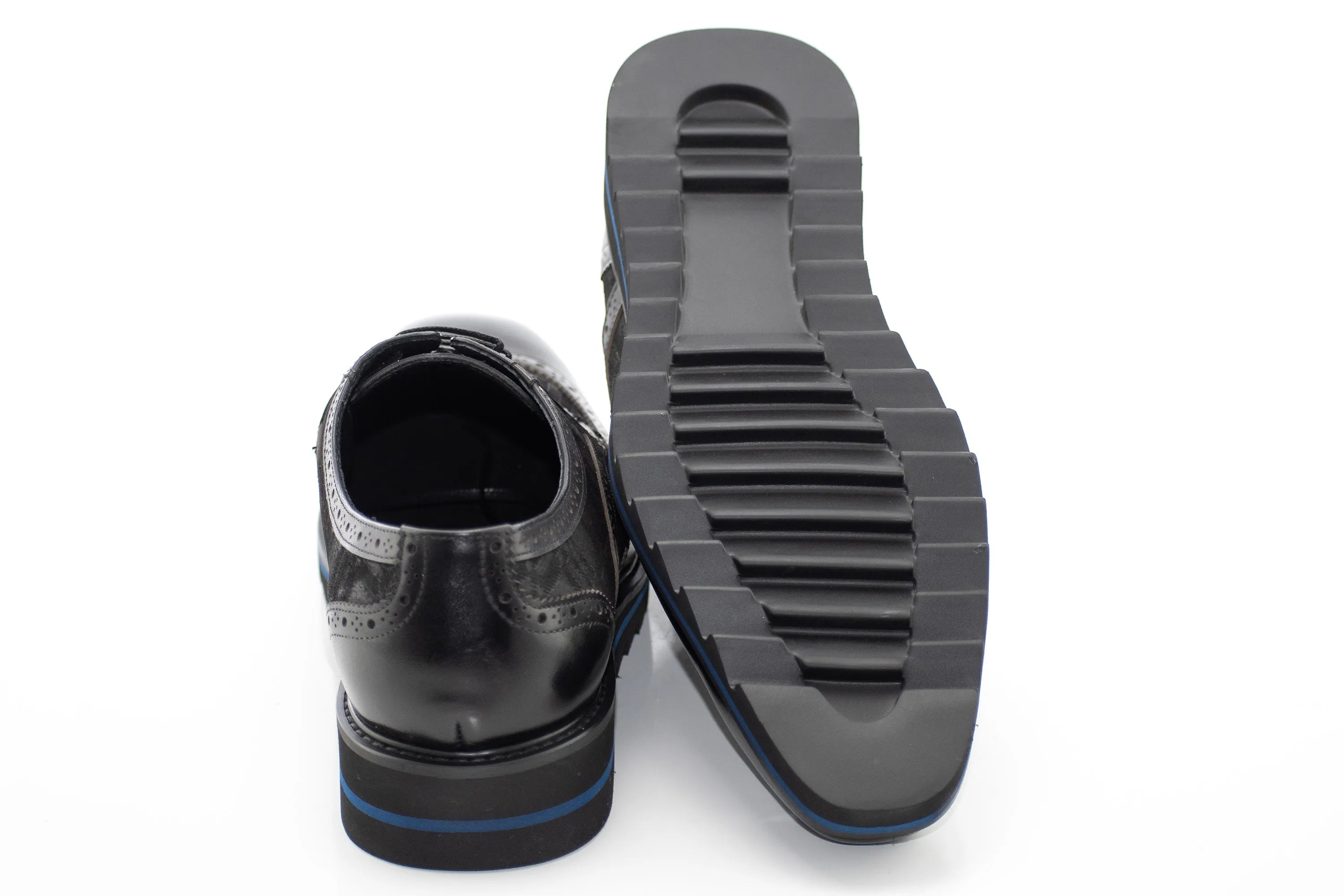Brogued Leather Derby Dress Sneaker