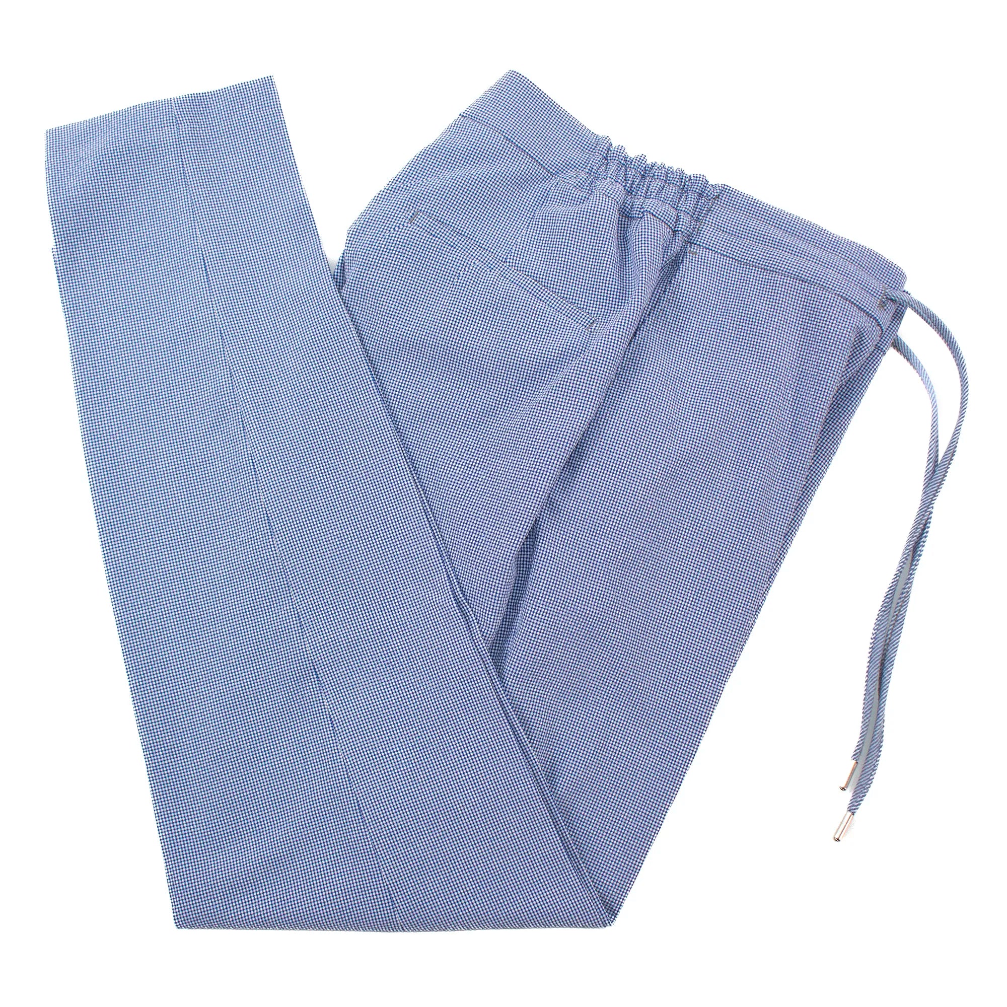 Men's Light Blue Minicheck Seersucker Slim-Fit Suit