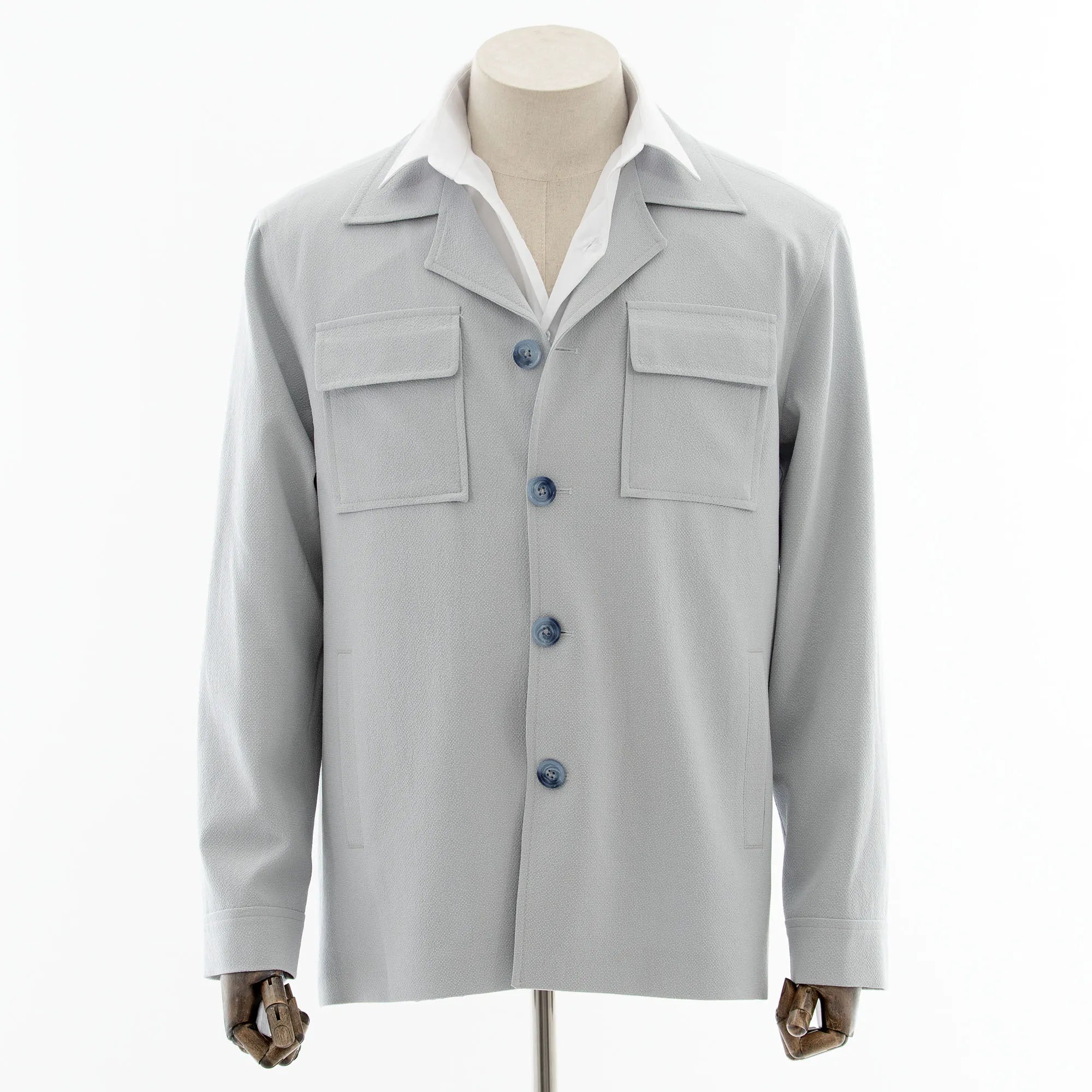 Light Blue Leisure Tailored-Fit Suit