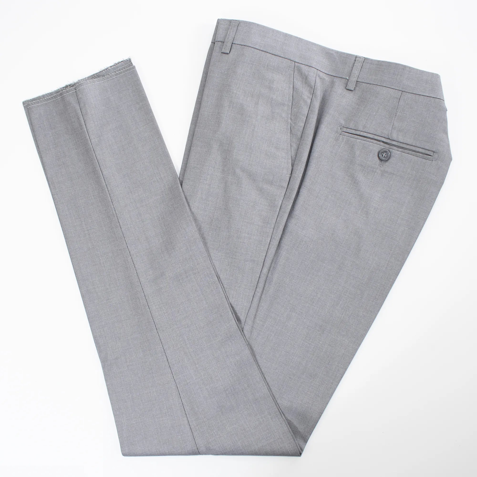 Light Gray Stretch Slim-Fit Pants