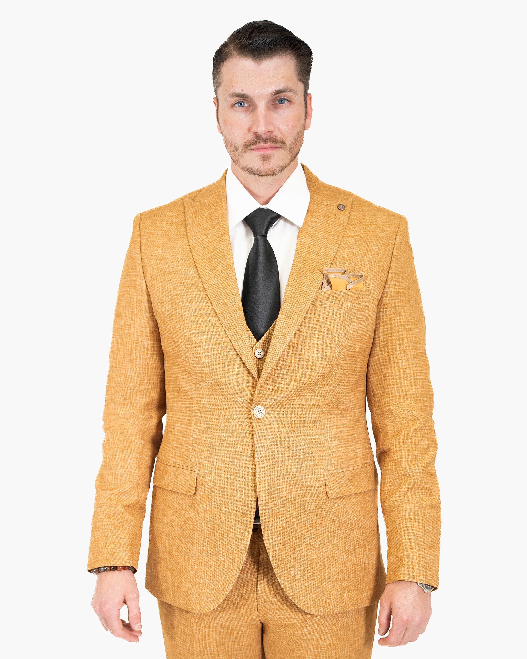 Winston | Twill 3-Piece Tailored-Fit Suit
