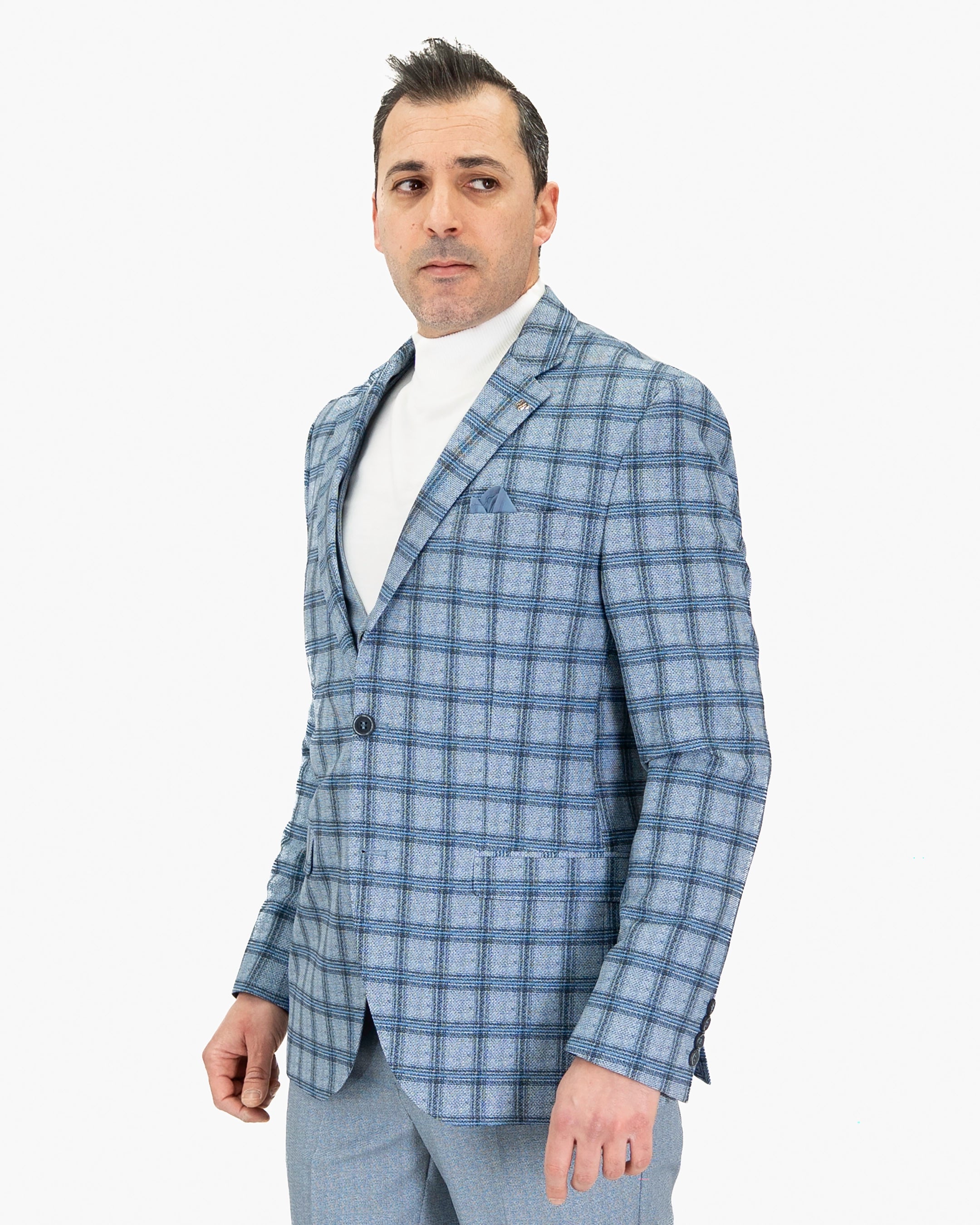 Rodney | Plaid 3-Piece Tailored-Fit Suit