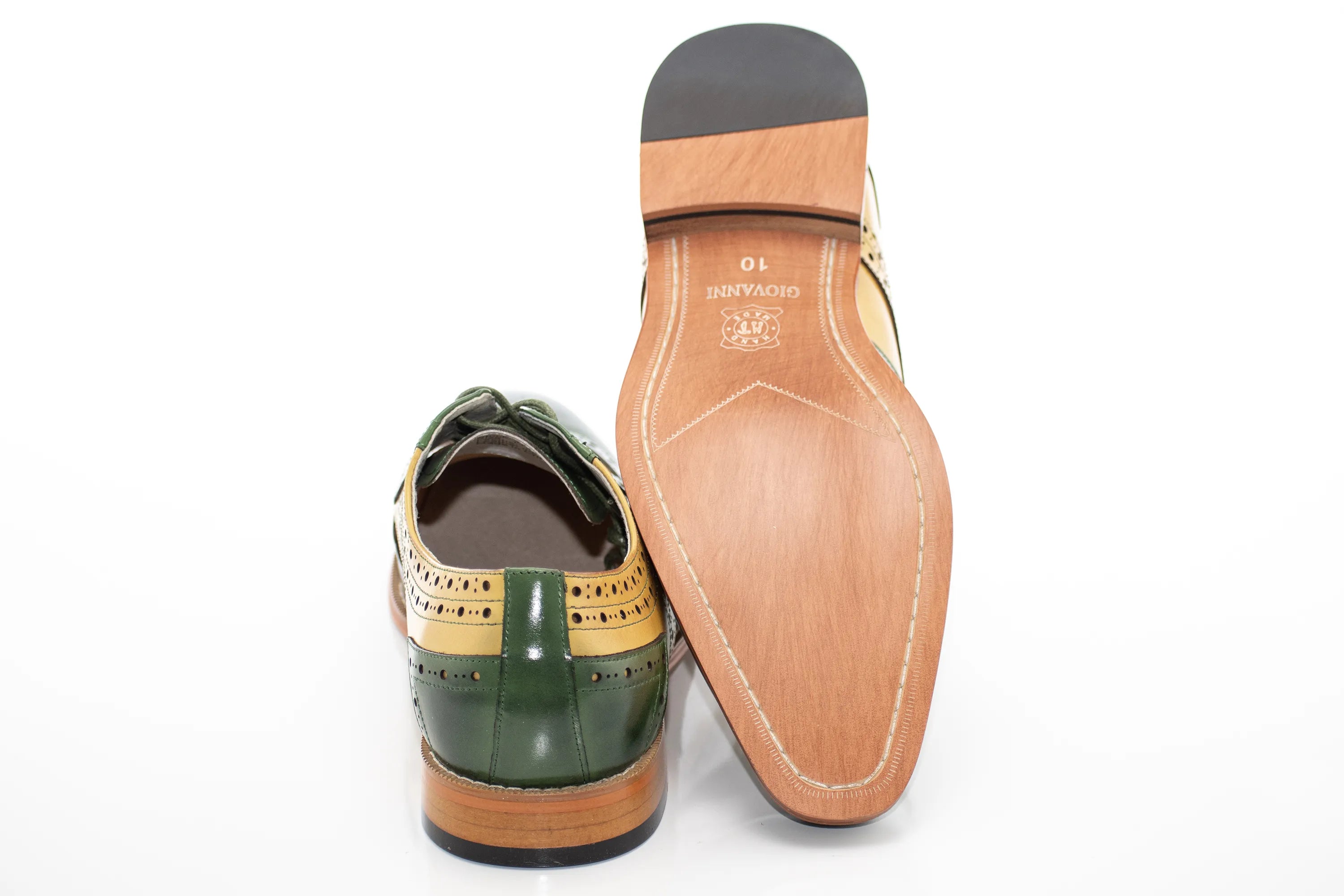 Green & Scotch Brogue Wingtip