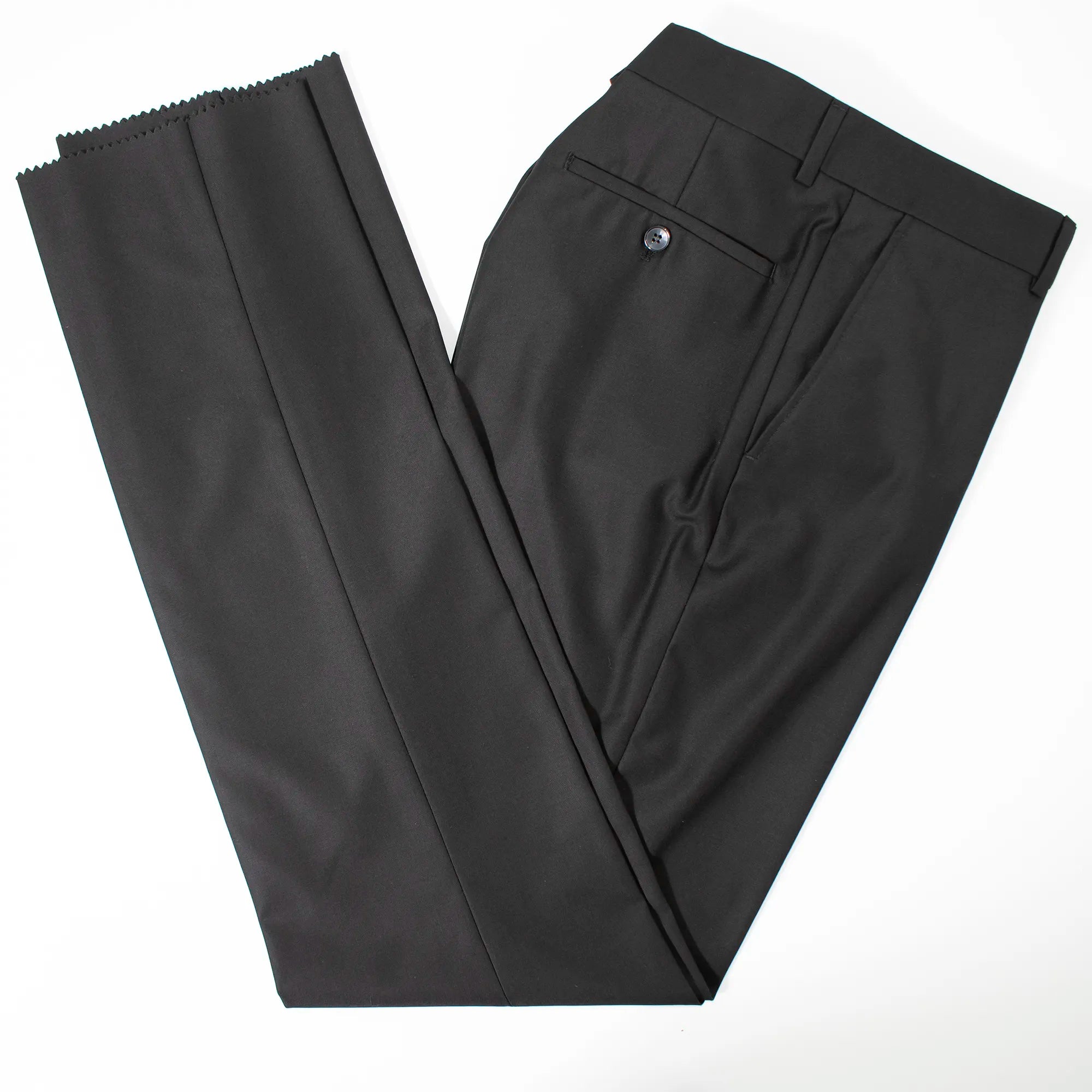 Black Stretch 2-Piece Slim-Fit Suit