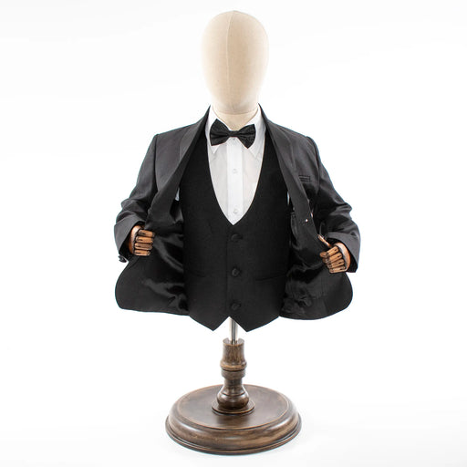 Kids' Black 3-Piece Tuxedo