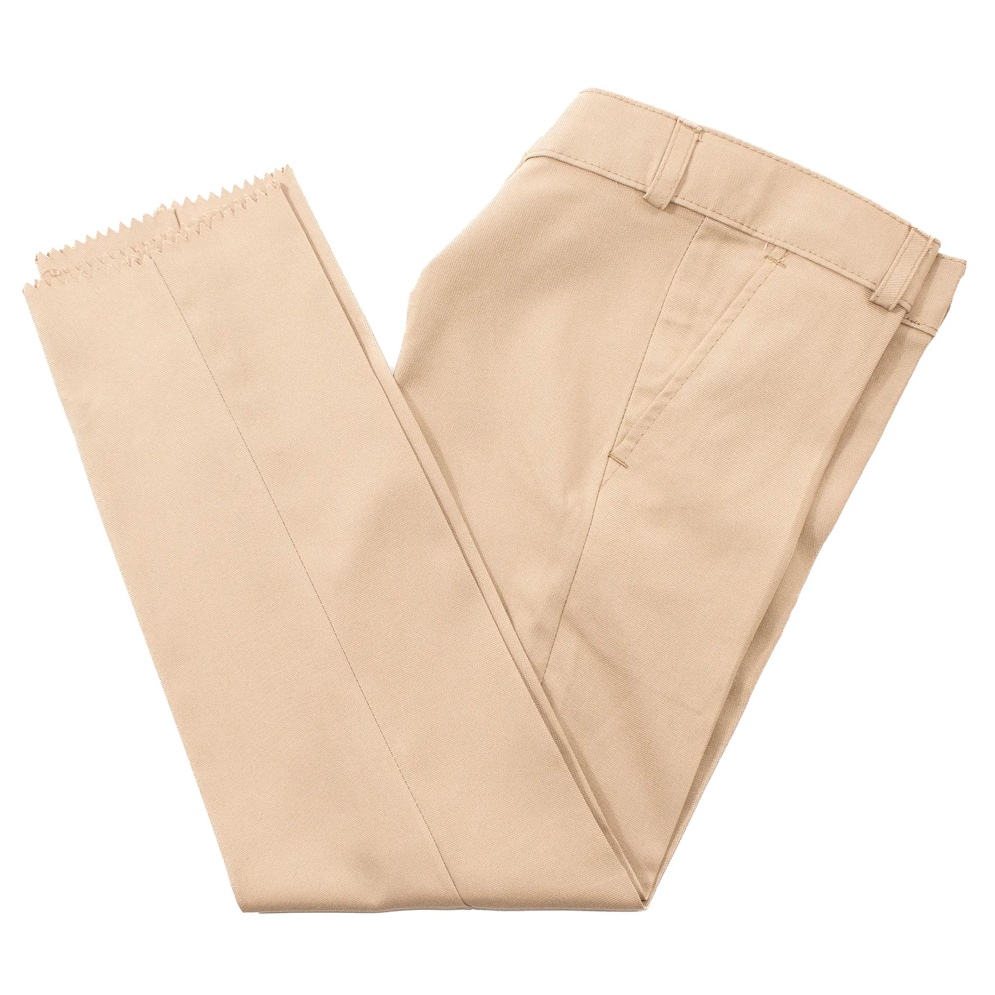 Khaki 3-Piece Kids' Suit With Notch Lapels