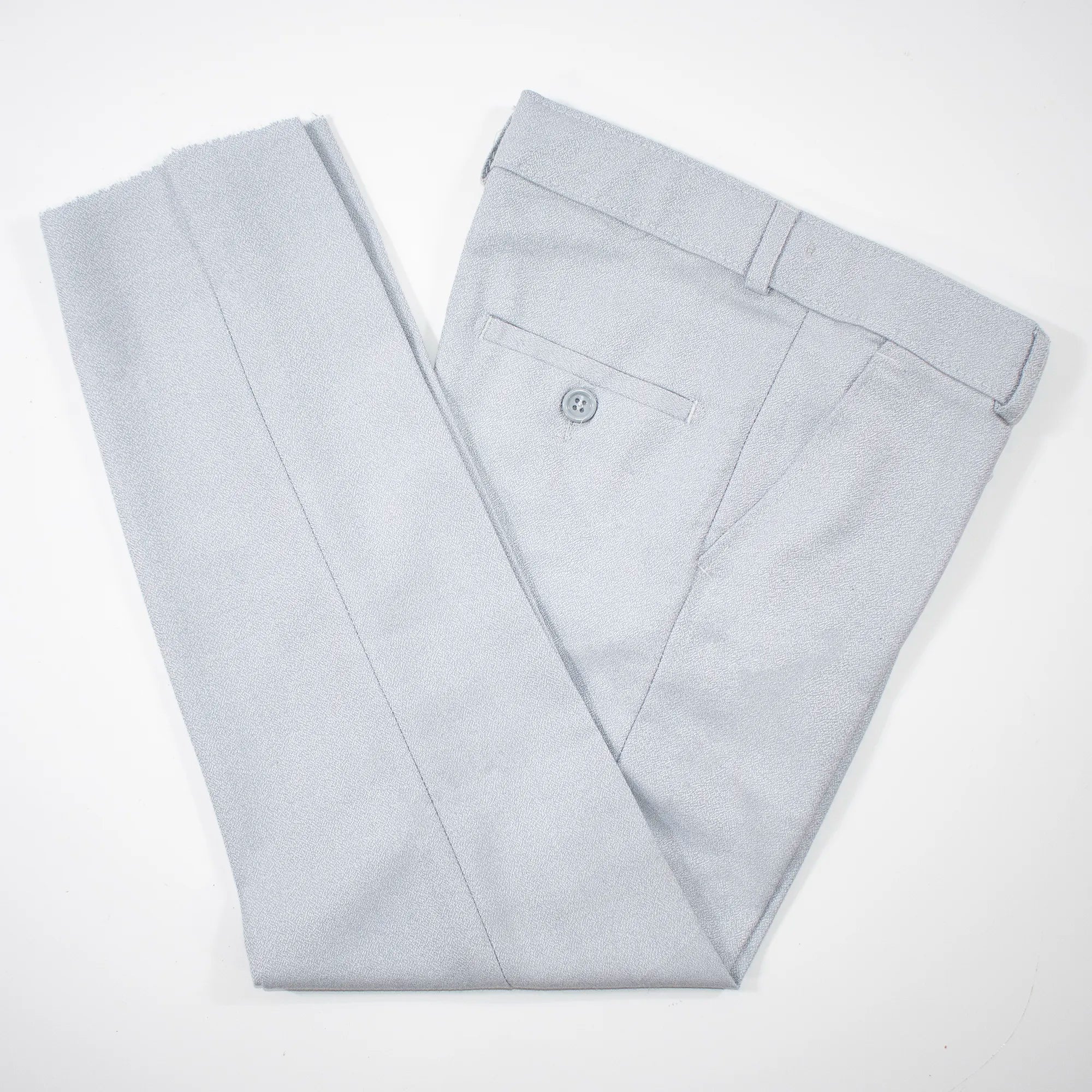 Kids' Gray Twill 3-Piece Suit
