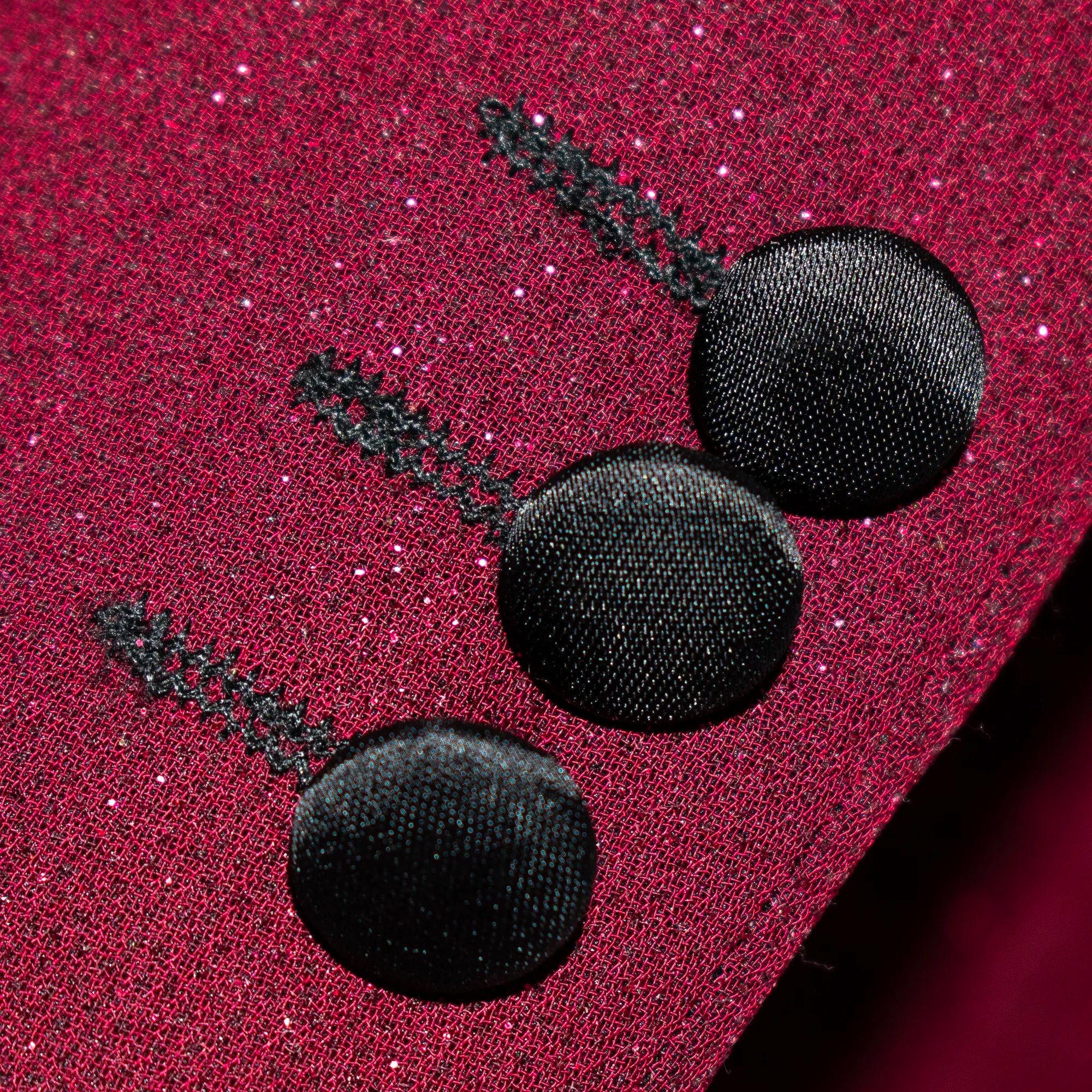 Burgundy Glitter 3-Piece Kids' Tuxedo with Matching Waistcoat