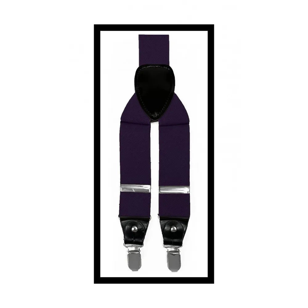 Convertible Clip & Button Suspenders