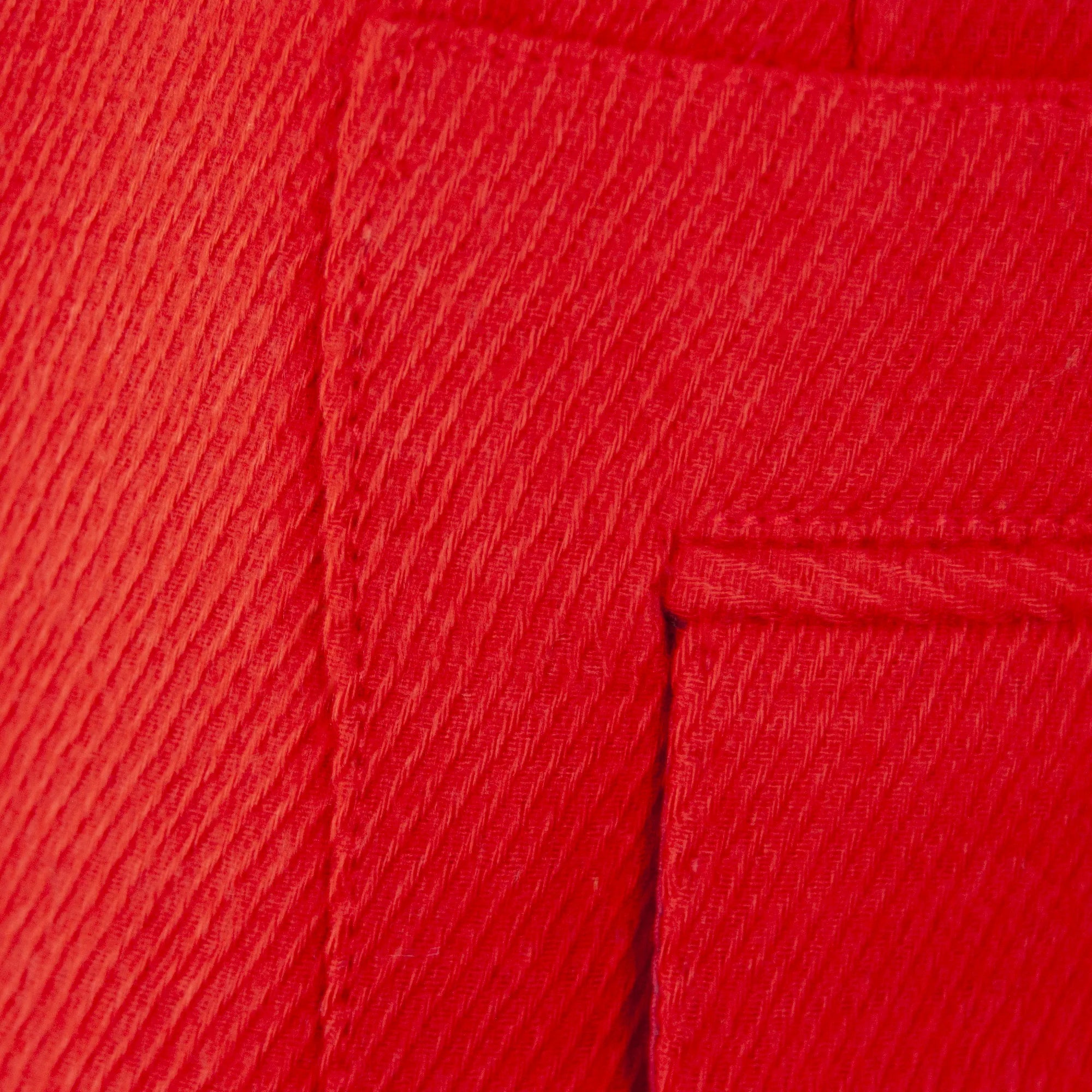 Men's Red Wool Overcoat