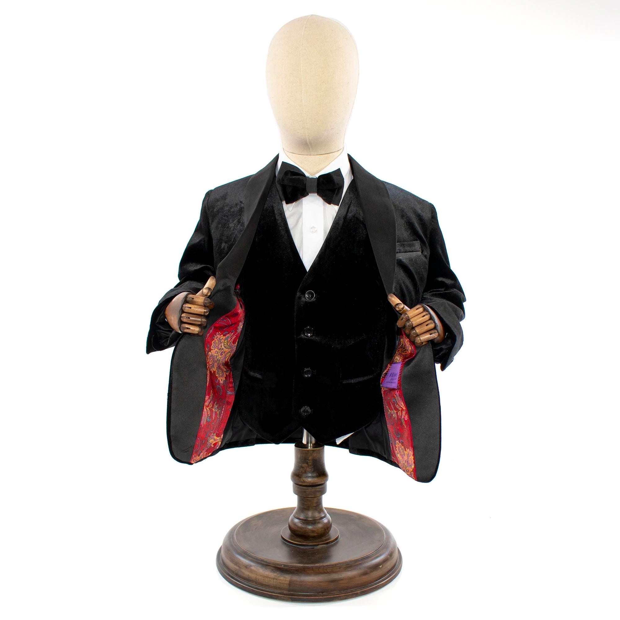 Black Velvet 3-Piece Kids Tuxedo Set