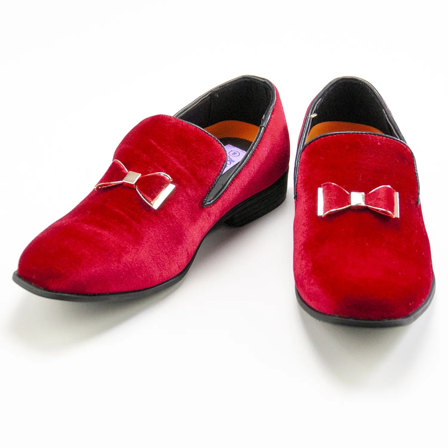 Red Velvet Kids Slip-on Loafers