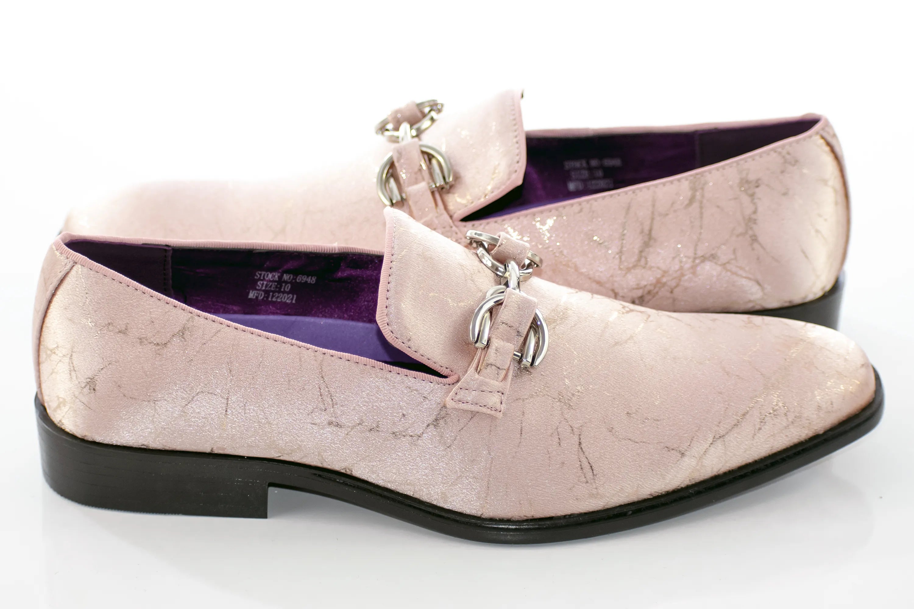 Salmon Distressed Bit Smoking Loafer