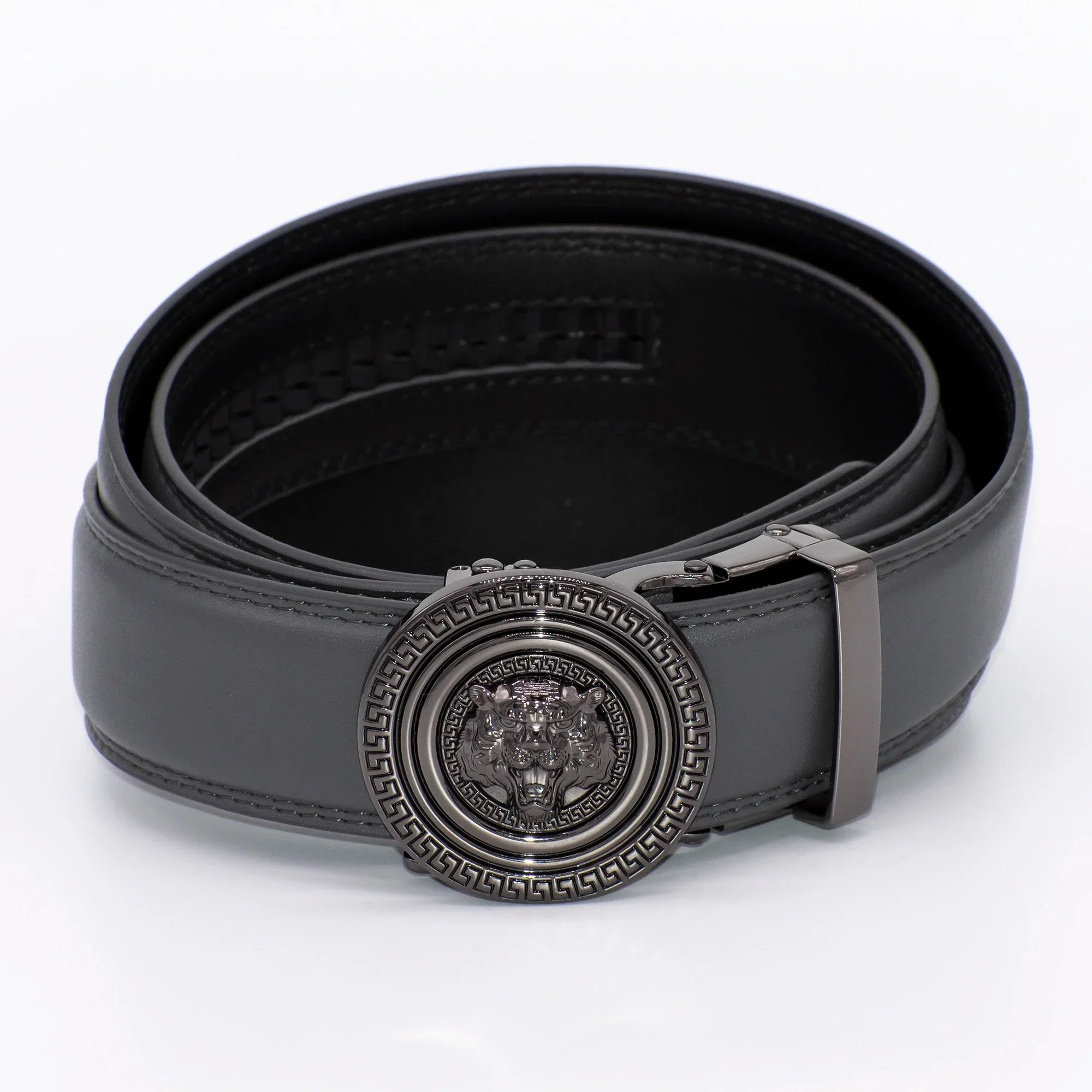 Men's Gunmetal Black Tiger Animal Belt Buckle