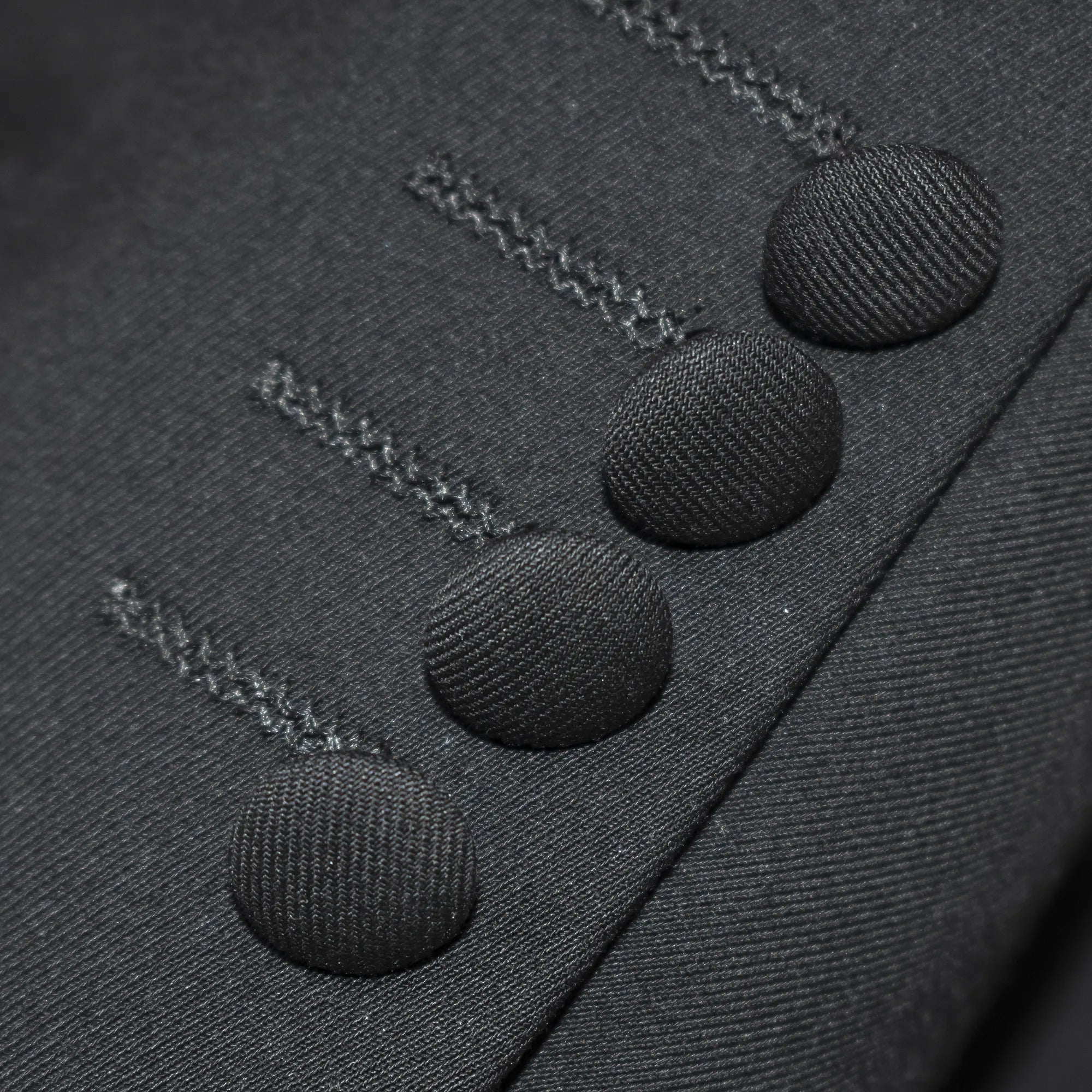 Men's Black And Gray Slim-Fit Suit