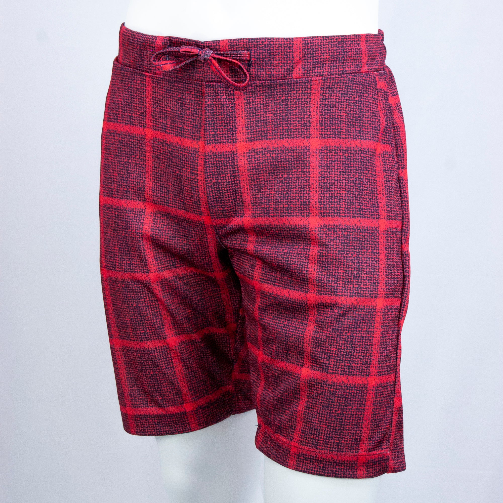 Red Plaid Shorts