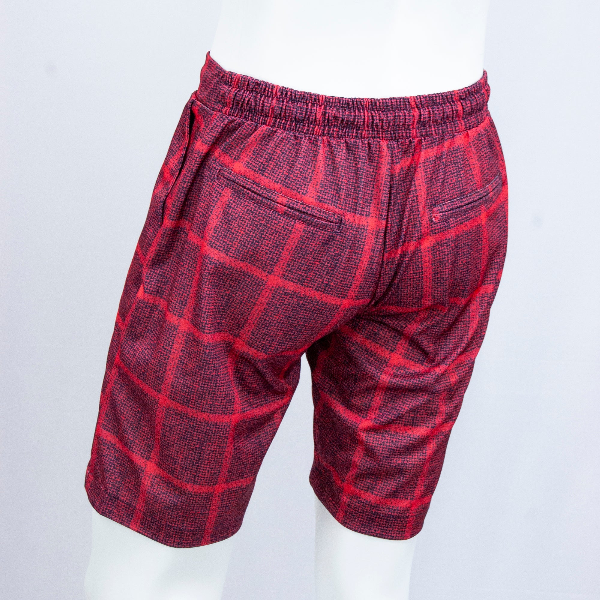 Red Plaid Shorts