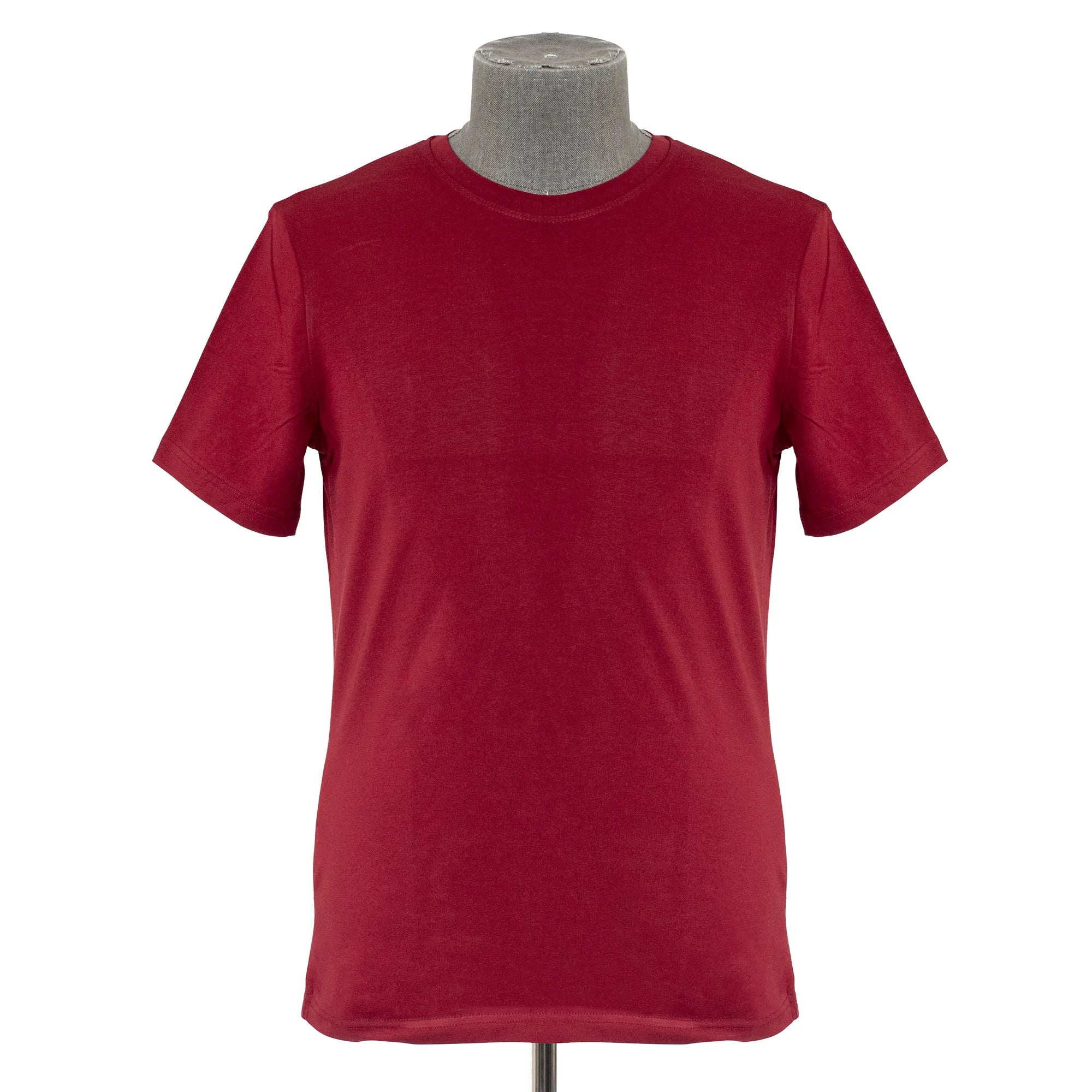 Burgundy Crew Neck Shirt