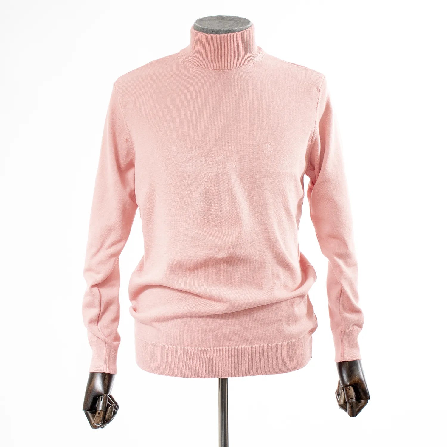 Salmon Long Sleeve Mock Turtleneck