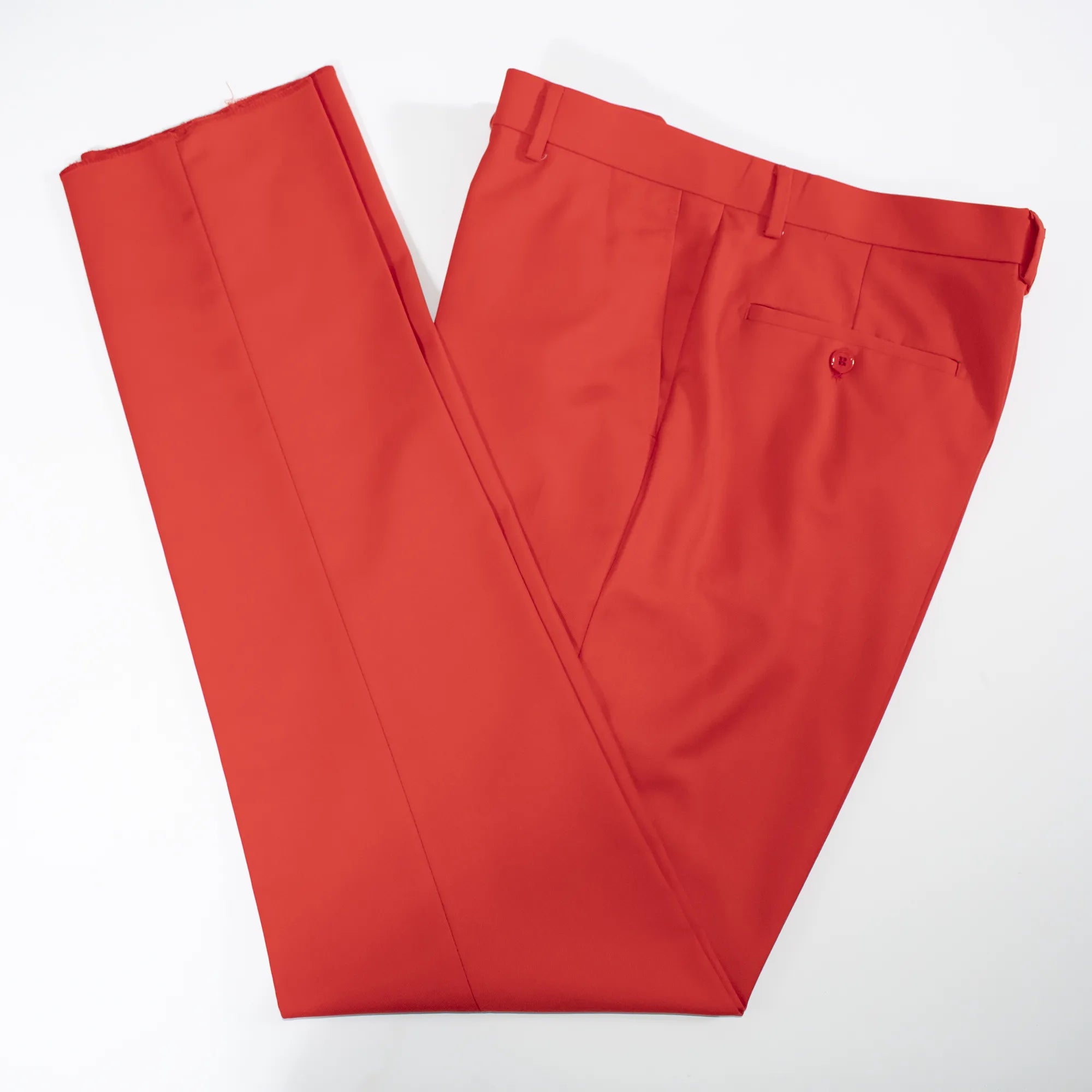 Men's Coral And Gold Floral Sparkling 3-Piece Tuxedo