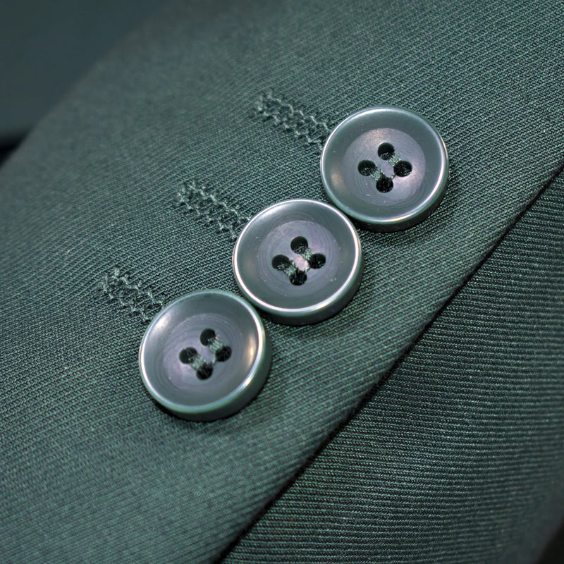 Hunter Green Premium 2-Piece European Modern-Fit Suit