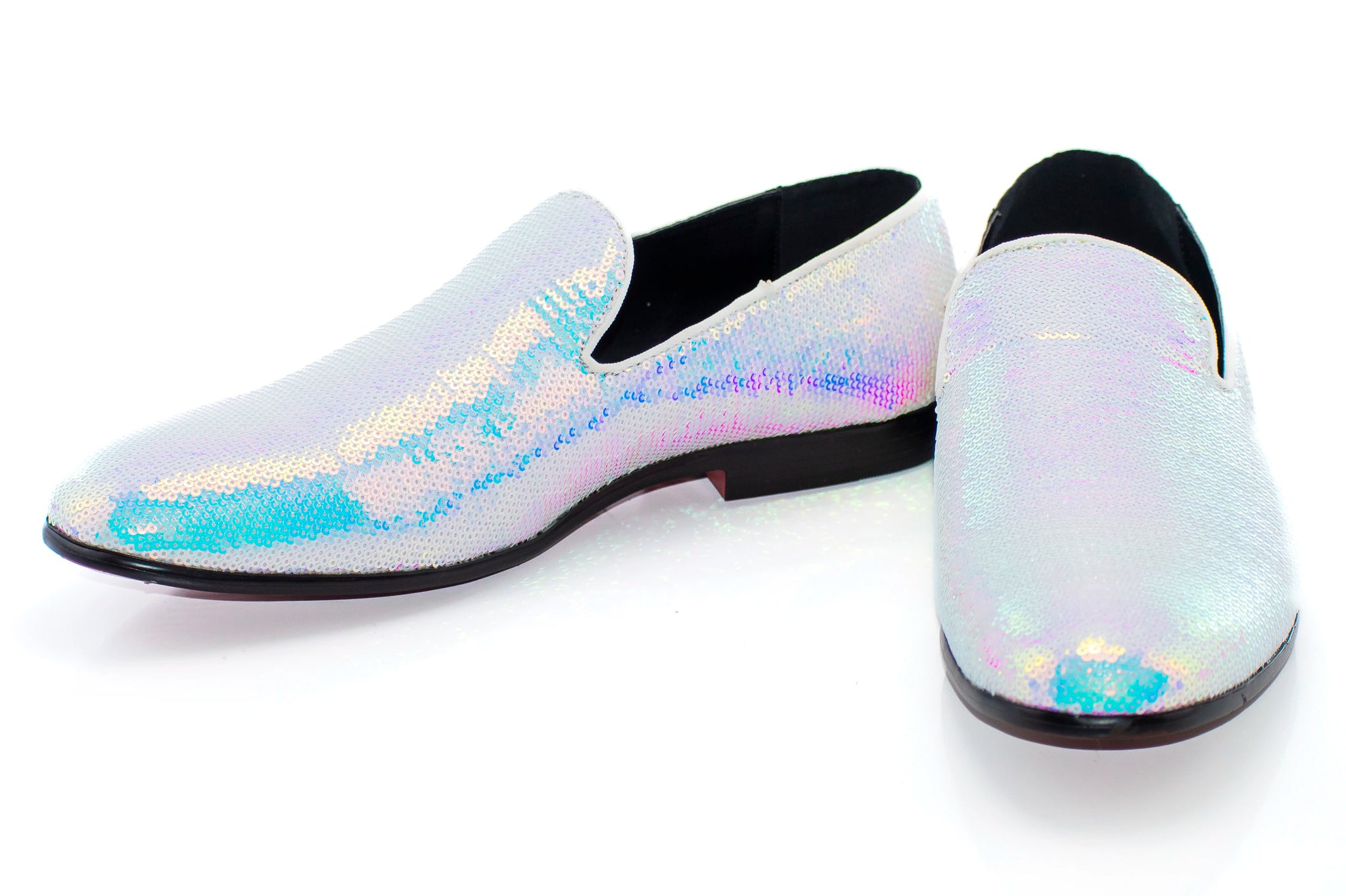Aqua Iridescent Slip-On Dress Loafer 8.5 / Aqua