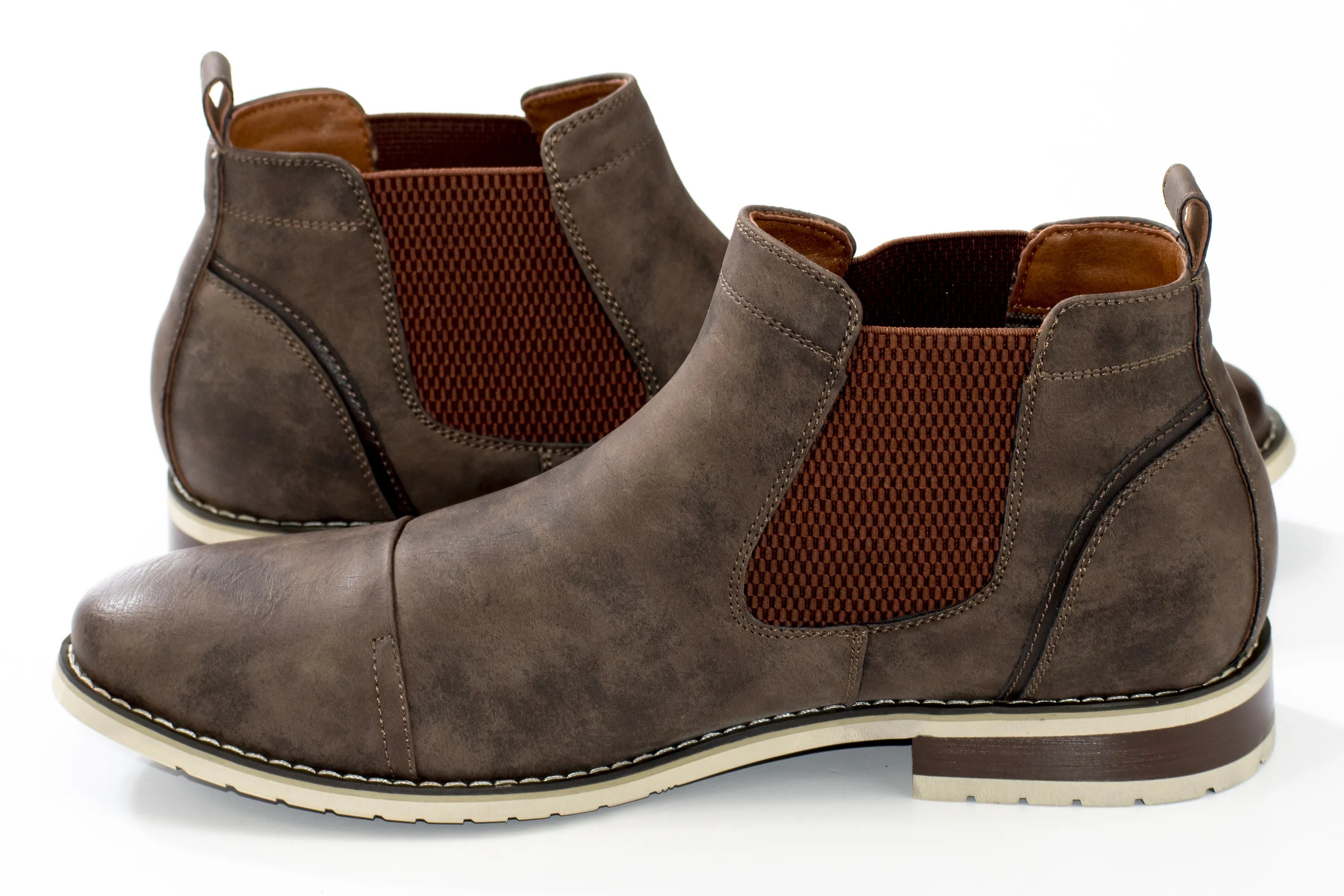 Chestnut Brown Chelsea Boot with Stud