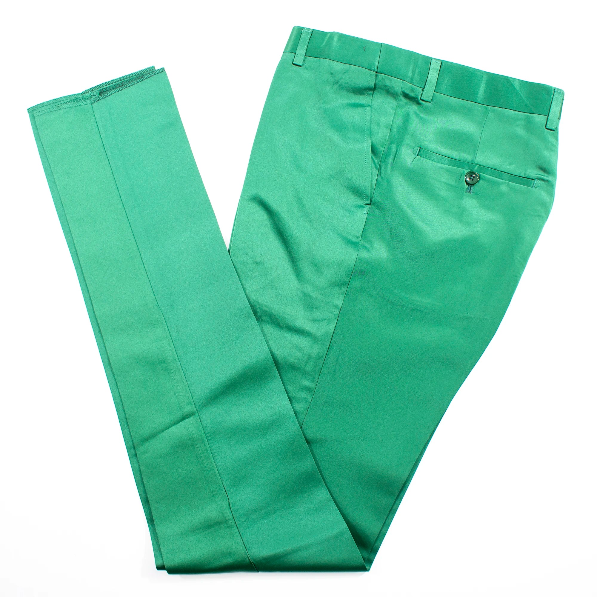 mens green dress pants Kelly Green 4-way Stretch Dress Pants 44W / Kelly Green