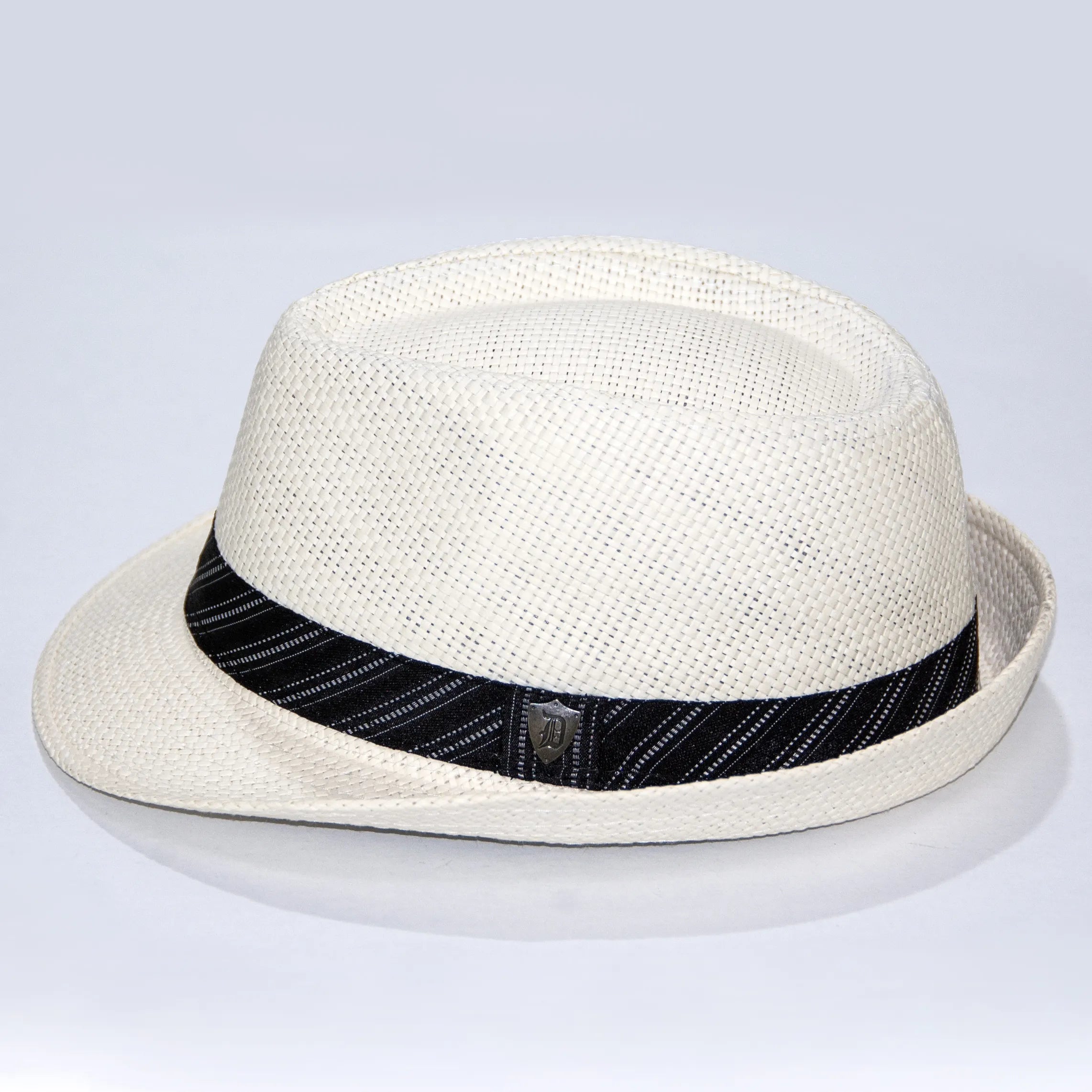 Natural Trilby Style Fedora with Ribbon Band