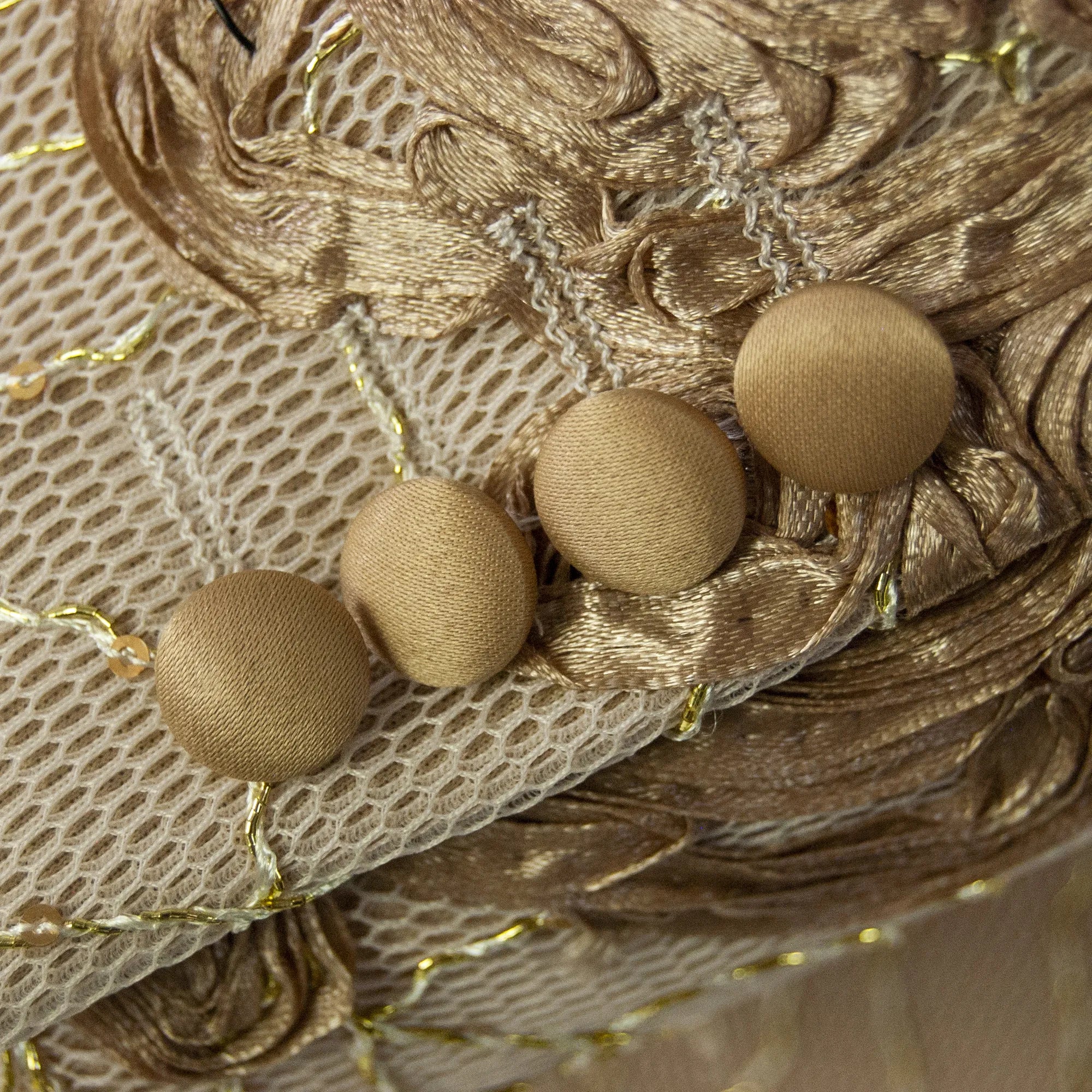 Champagne Floral Lace Dinner Jacket