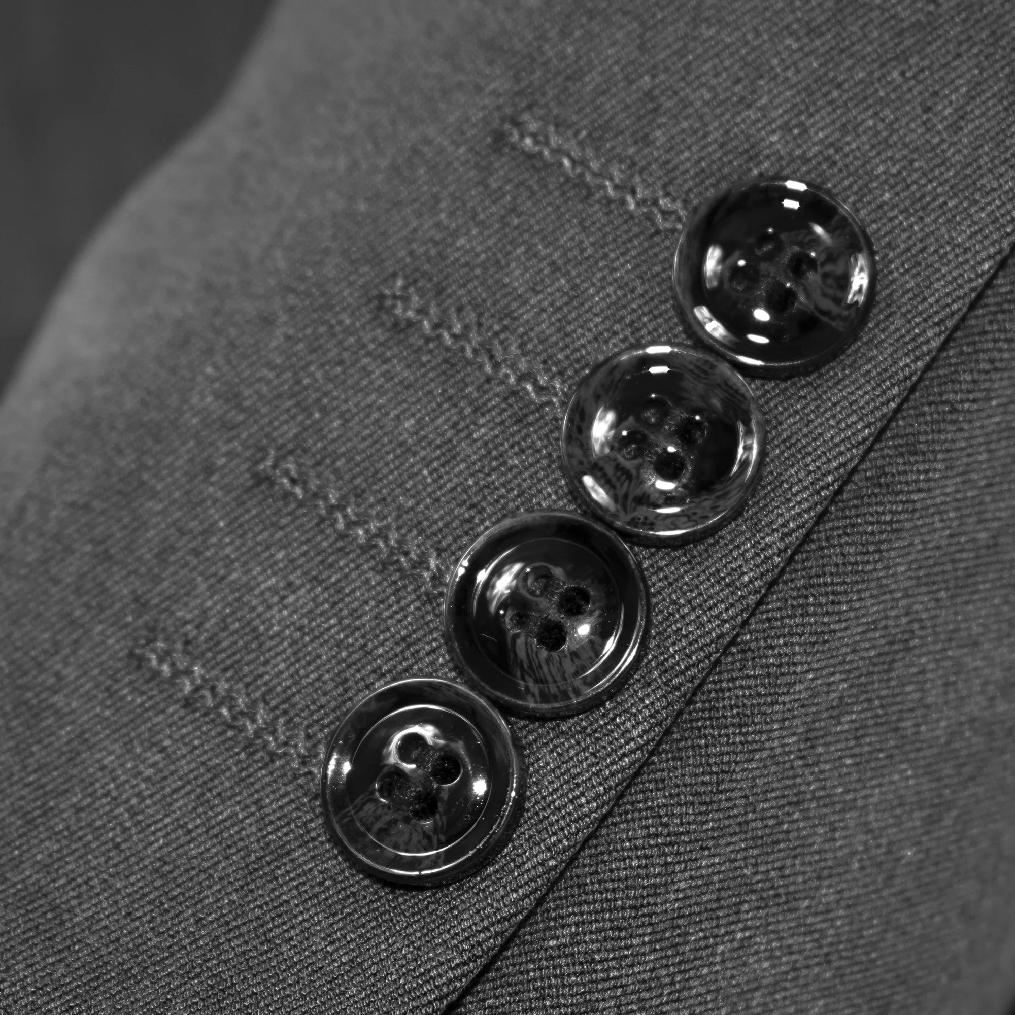 Charcoal Double-Breasted Slim-Fit 2-Piece Suit