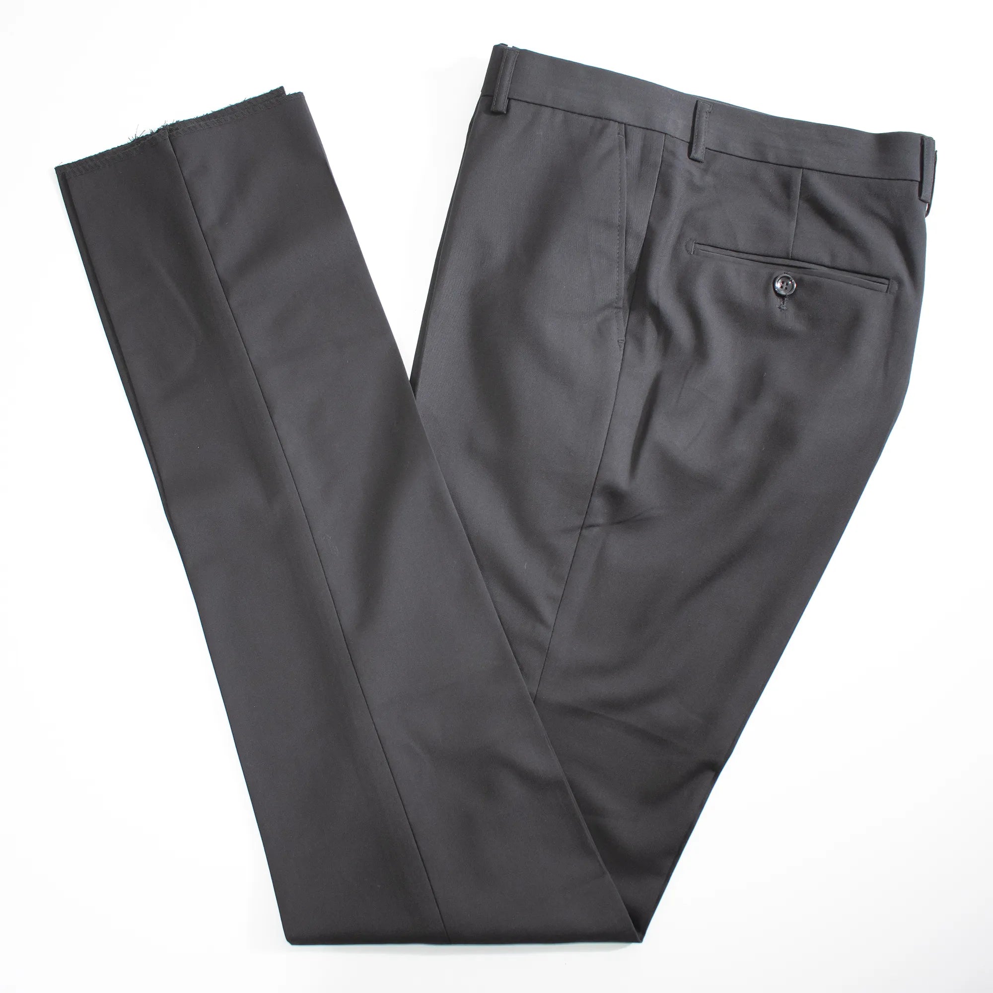 Black Trim on Ruby Red Stretch 3-Piece Slim-Fit Tuxedo