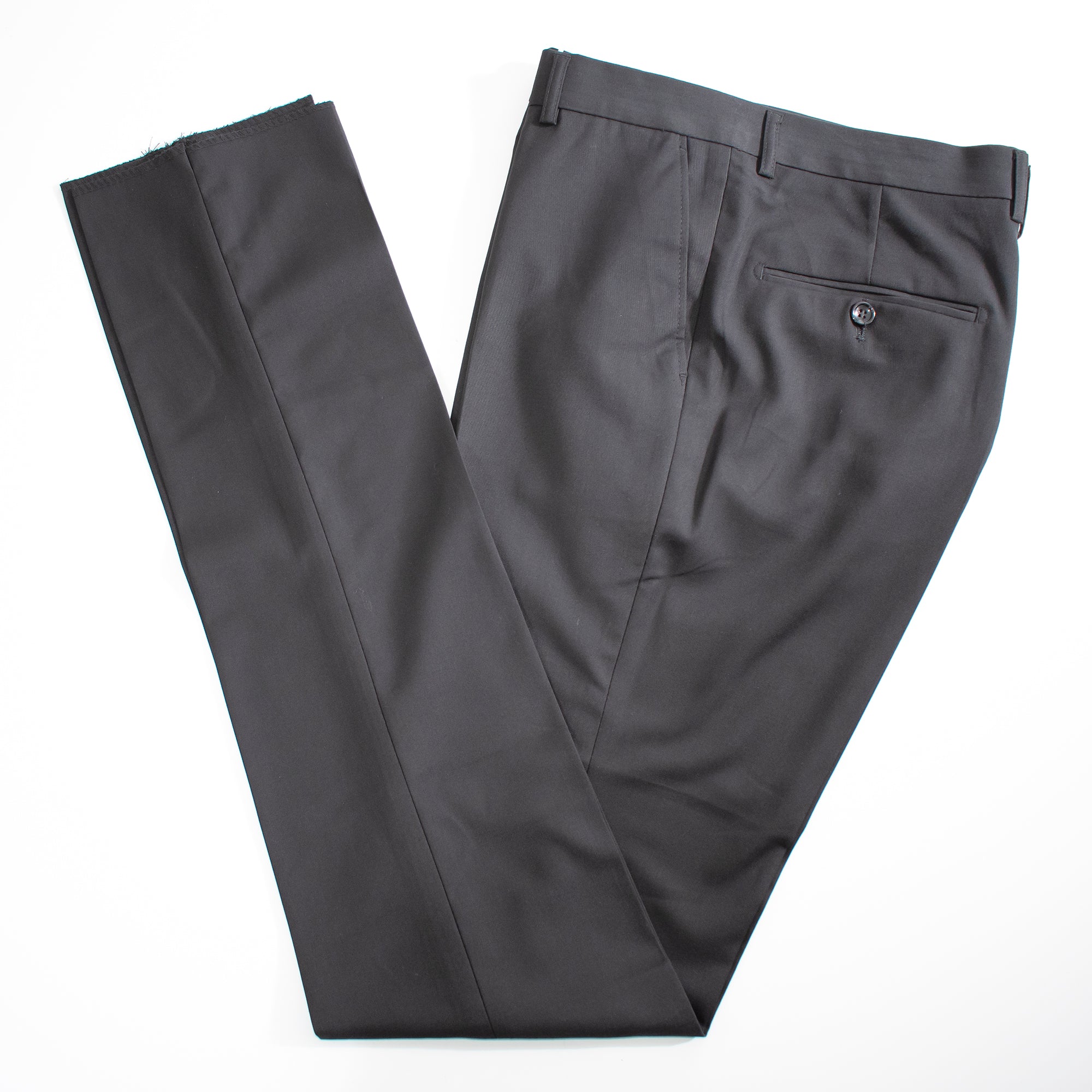 Black Trim on Black Stretch 3-Piece Slim-Fit Tuxedo