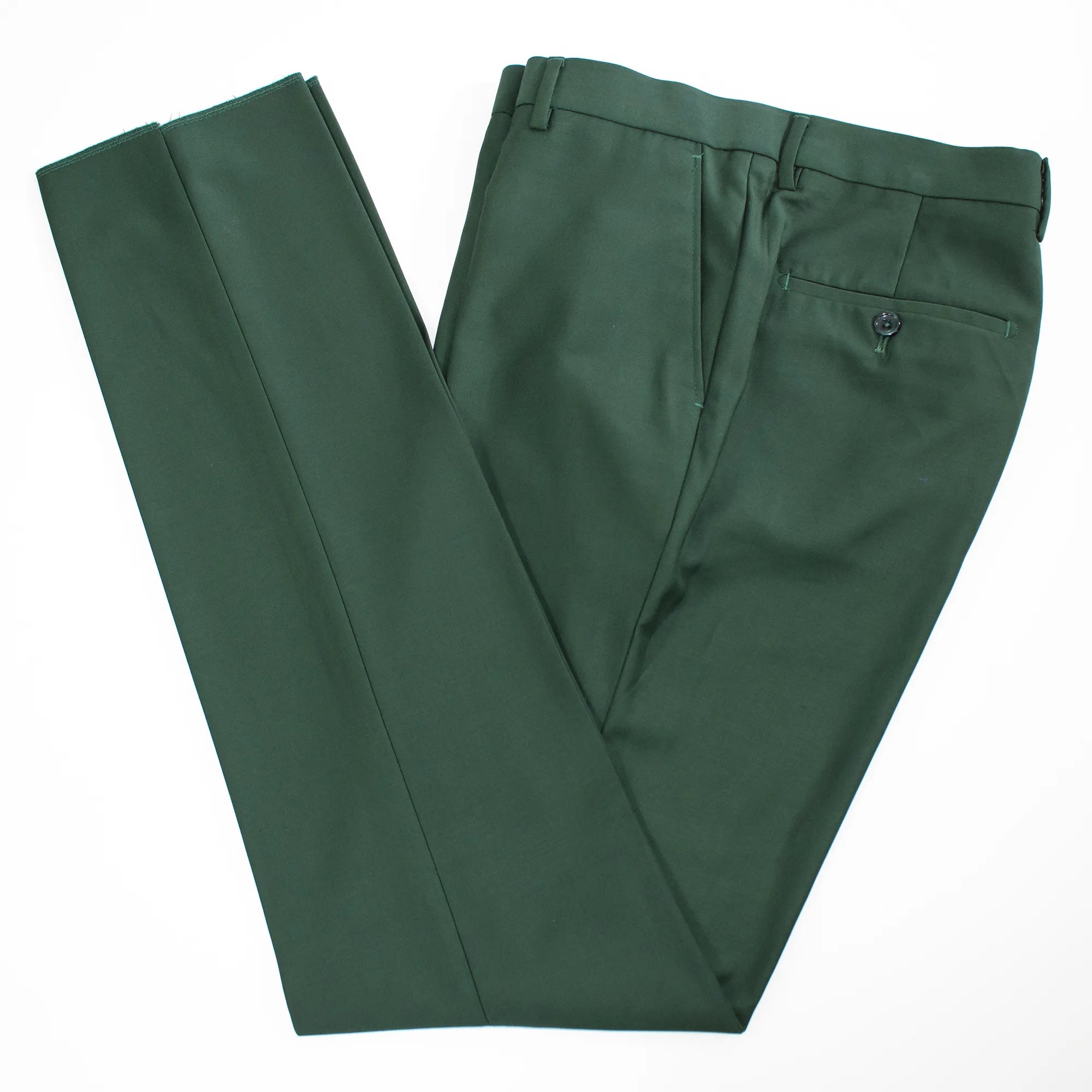 Hunter Green 3-Piece Slim-Fit Peak Lapel Suit