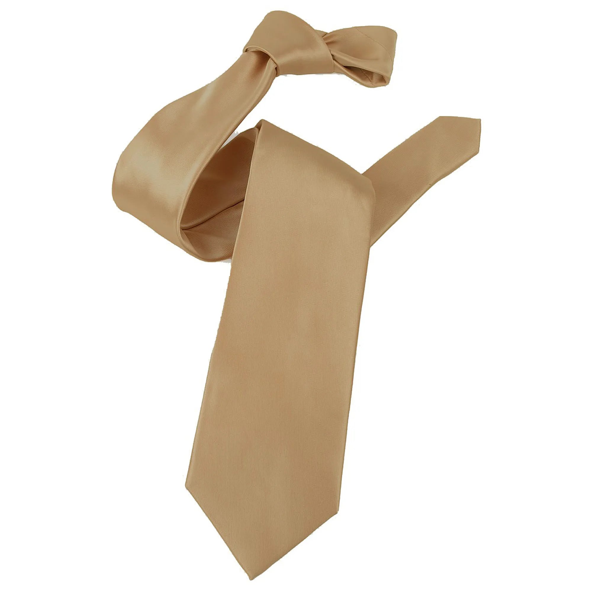 Camel Satin Necktie