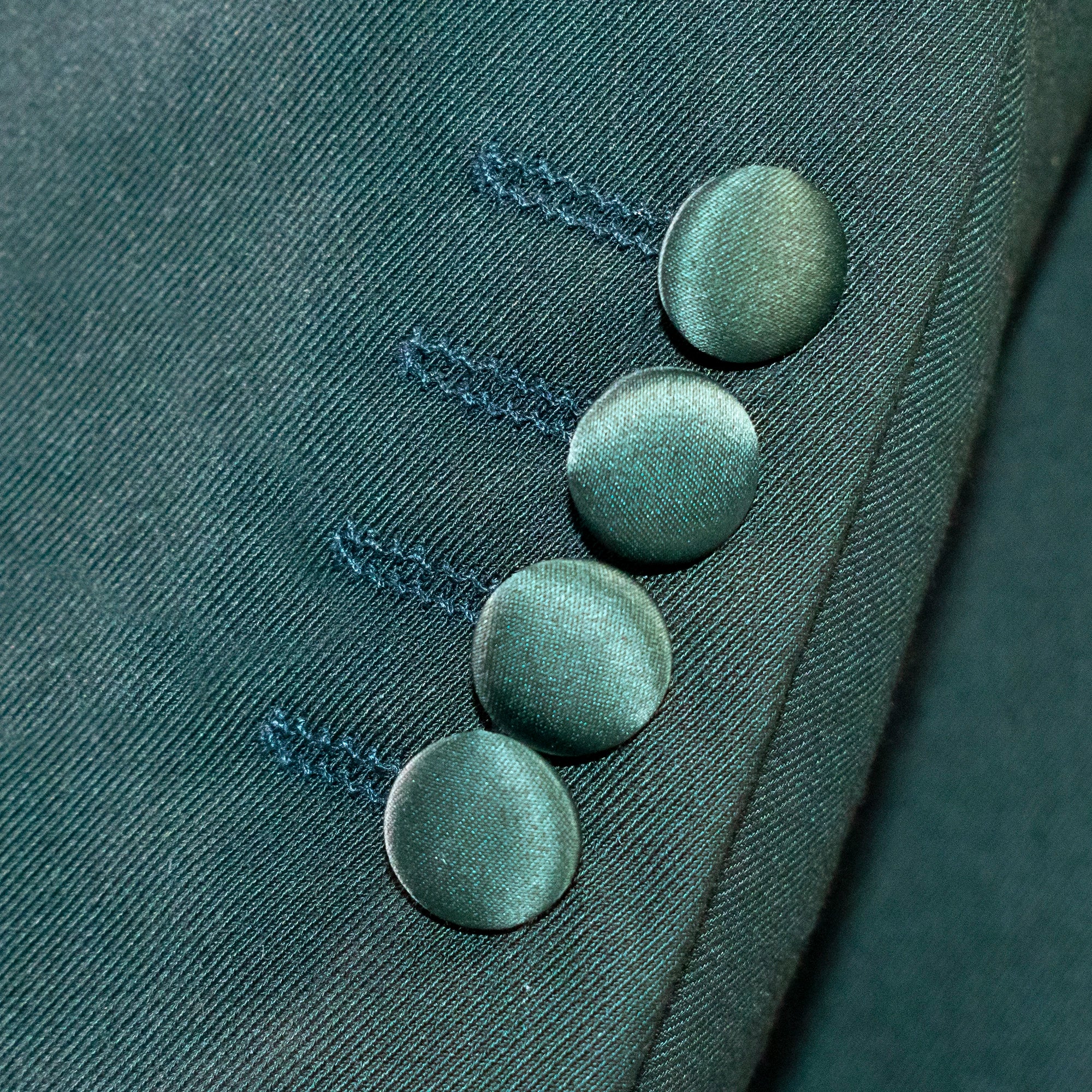 Hunter Green 3-Piece Tailored-Fit Tuxedo with Shawl Lapel