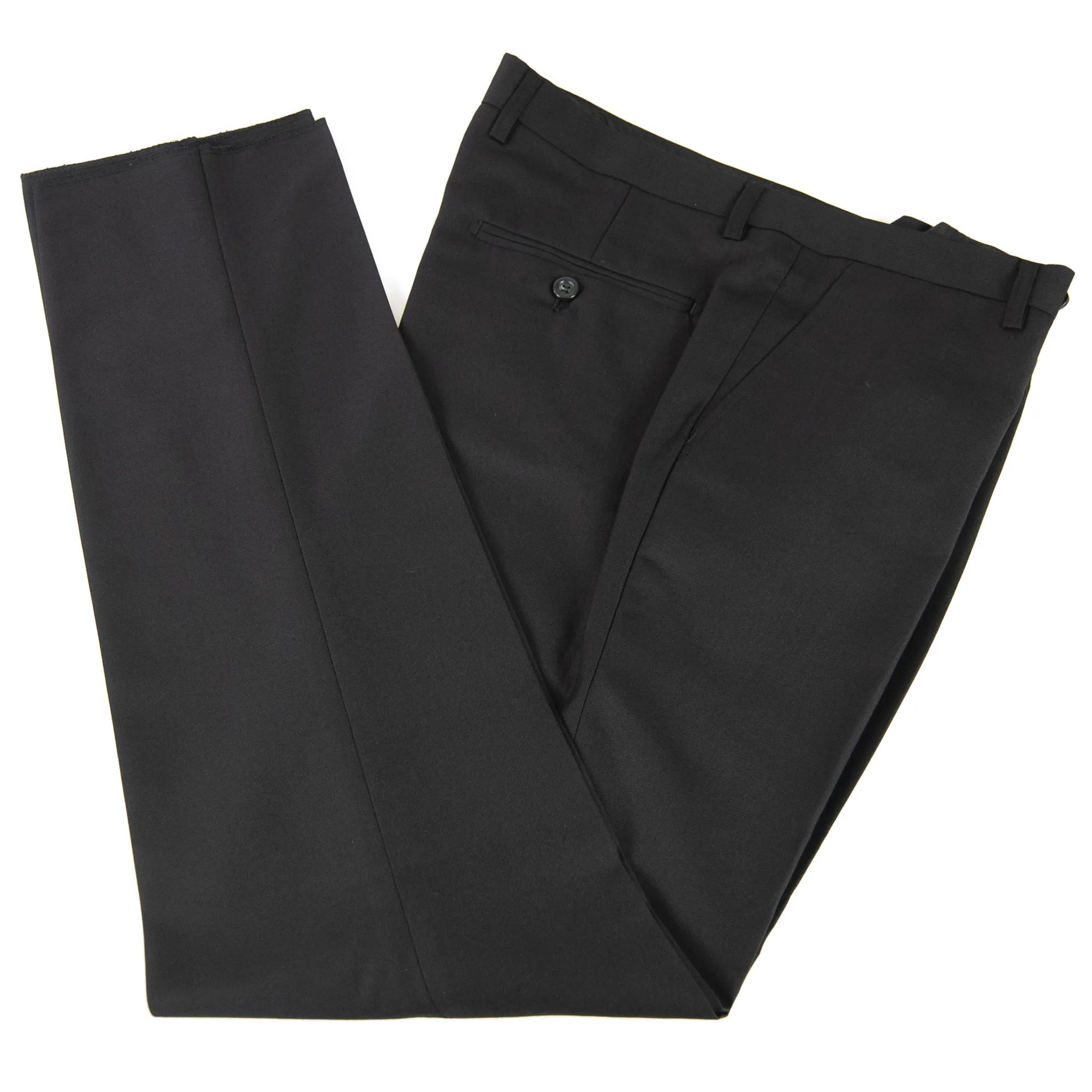 Black Classic European 2-Piece Ultra Slim-Fit Suit