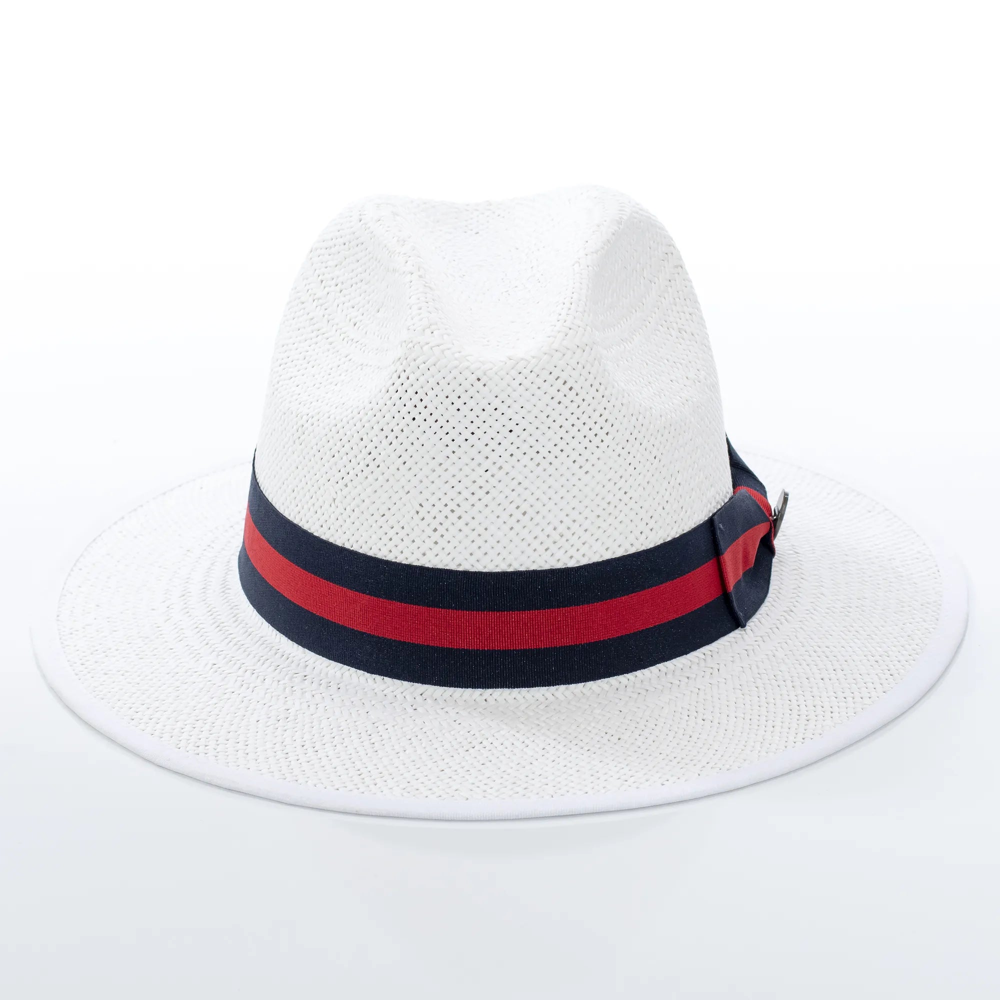 Flat-Brim Straw Fedora