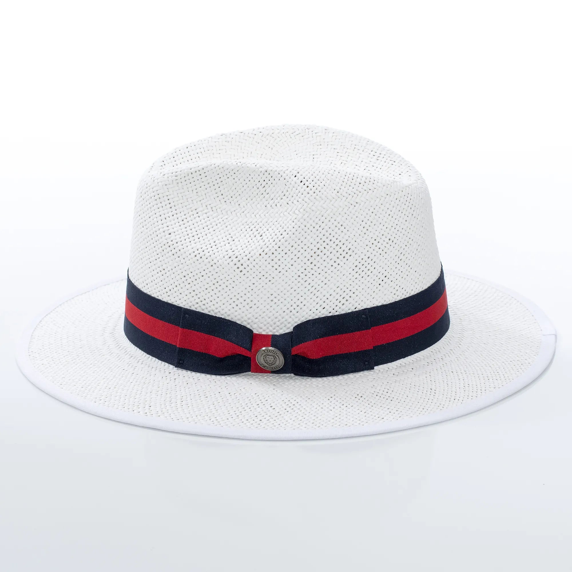 Flat-Brim Straw Fedora