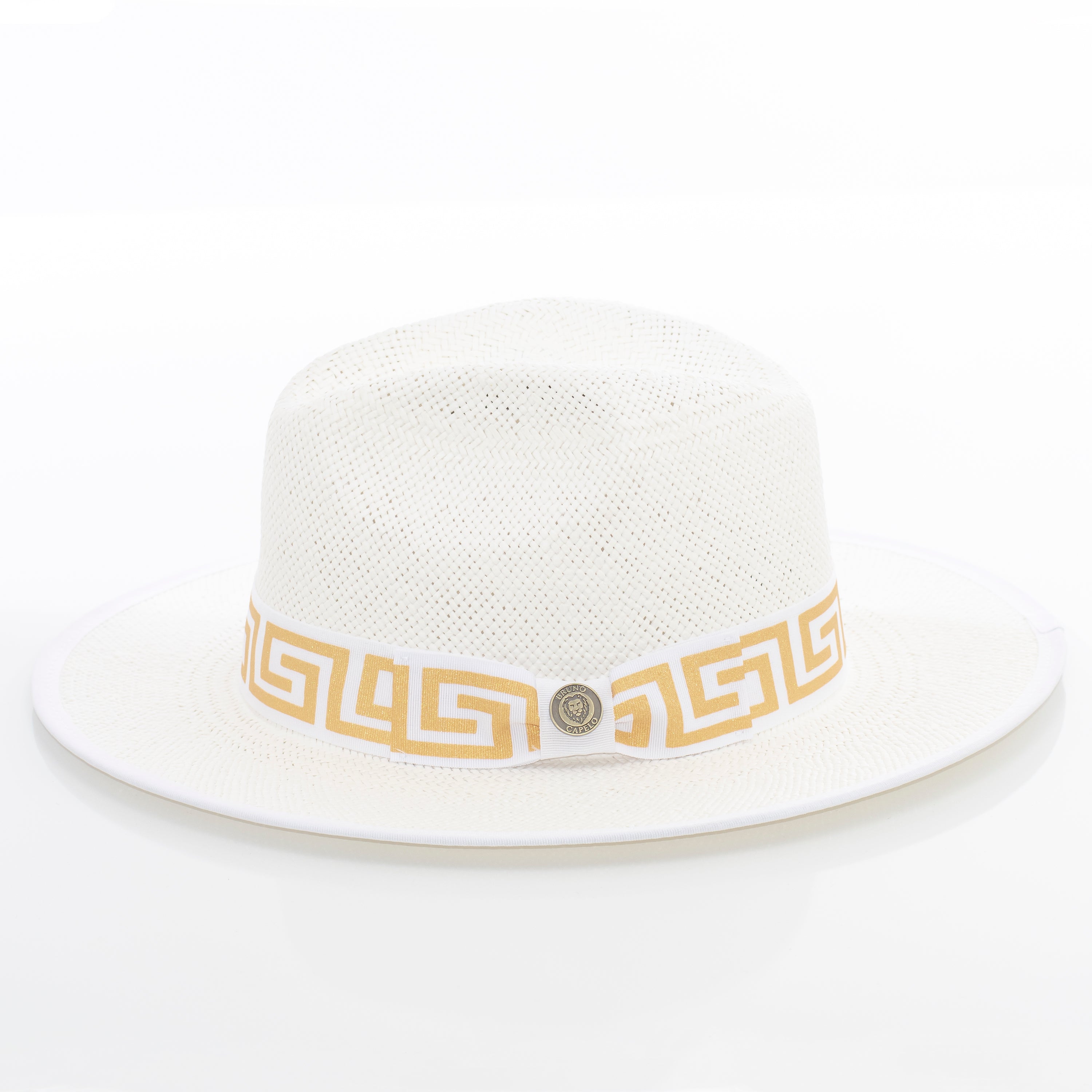 Flat-Brim Straw Fedora
