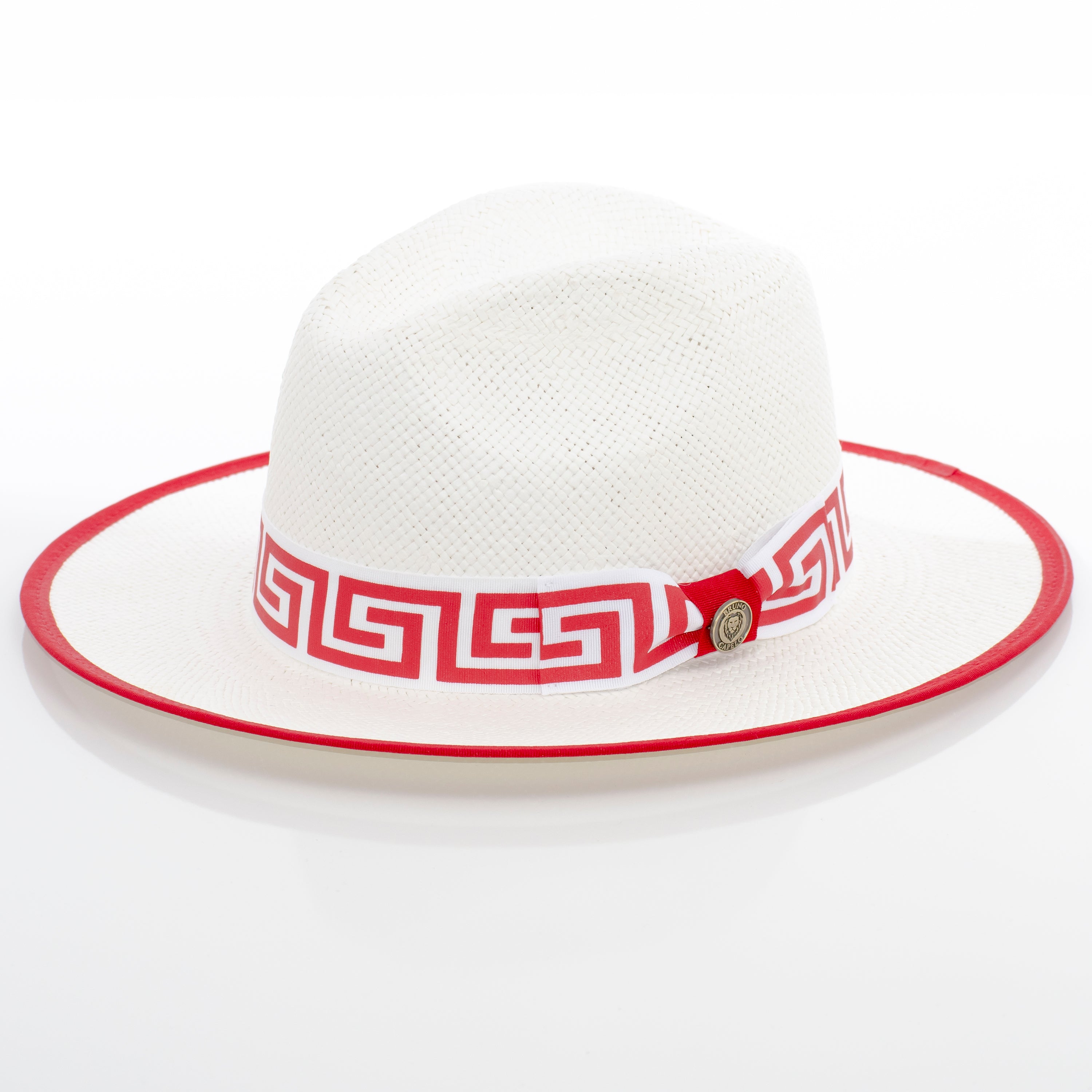 Flat-Brim Straw Fedora