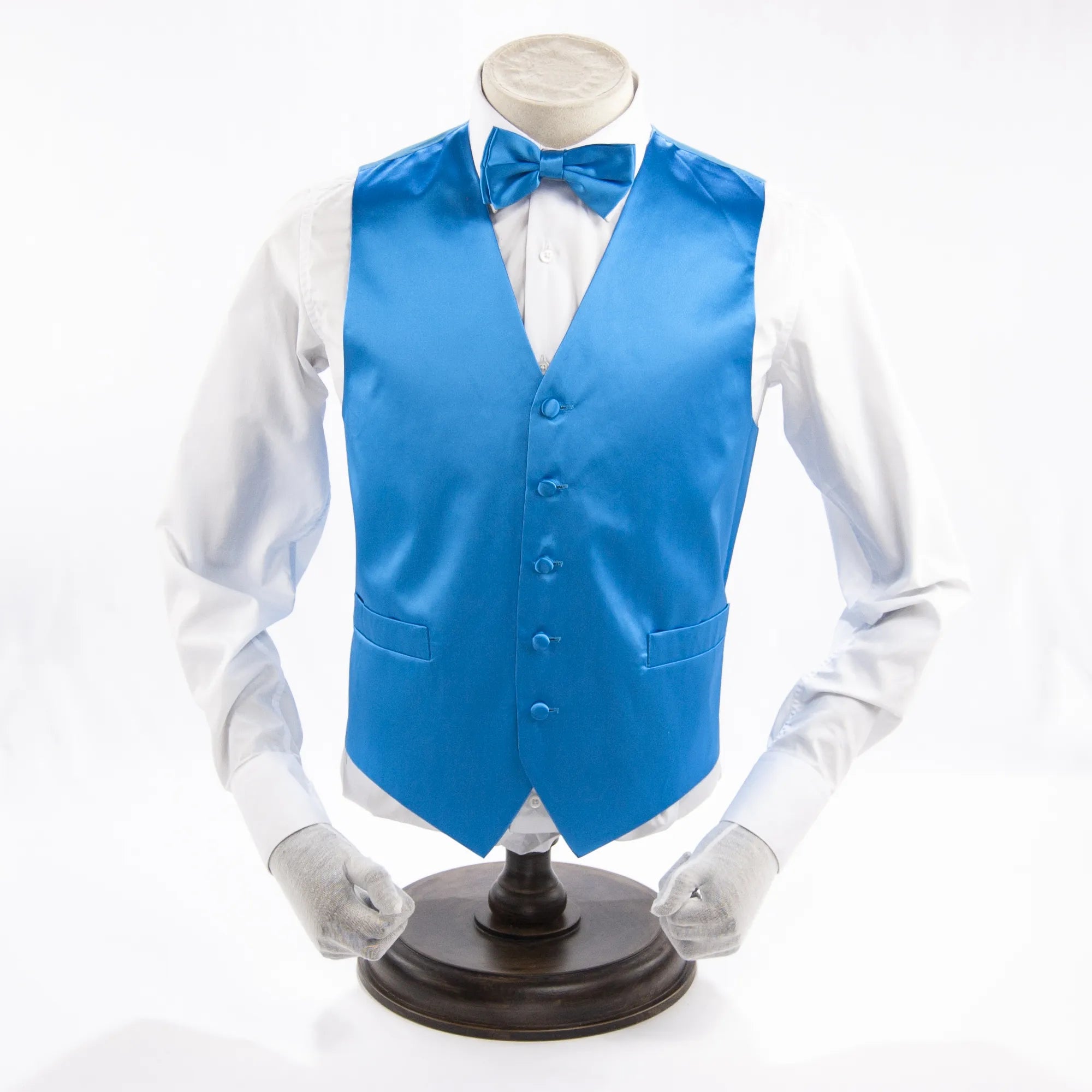 Solid Sky Blue Vest