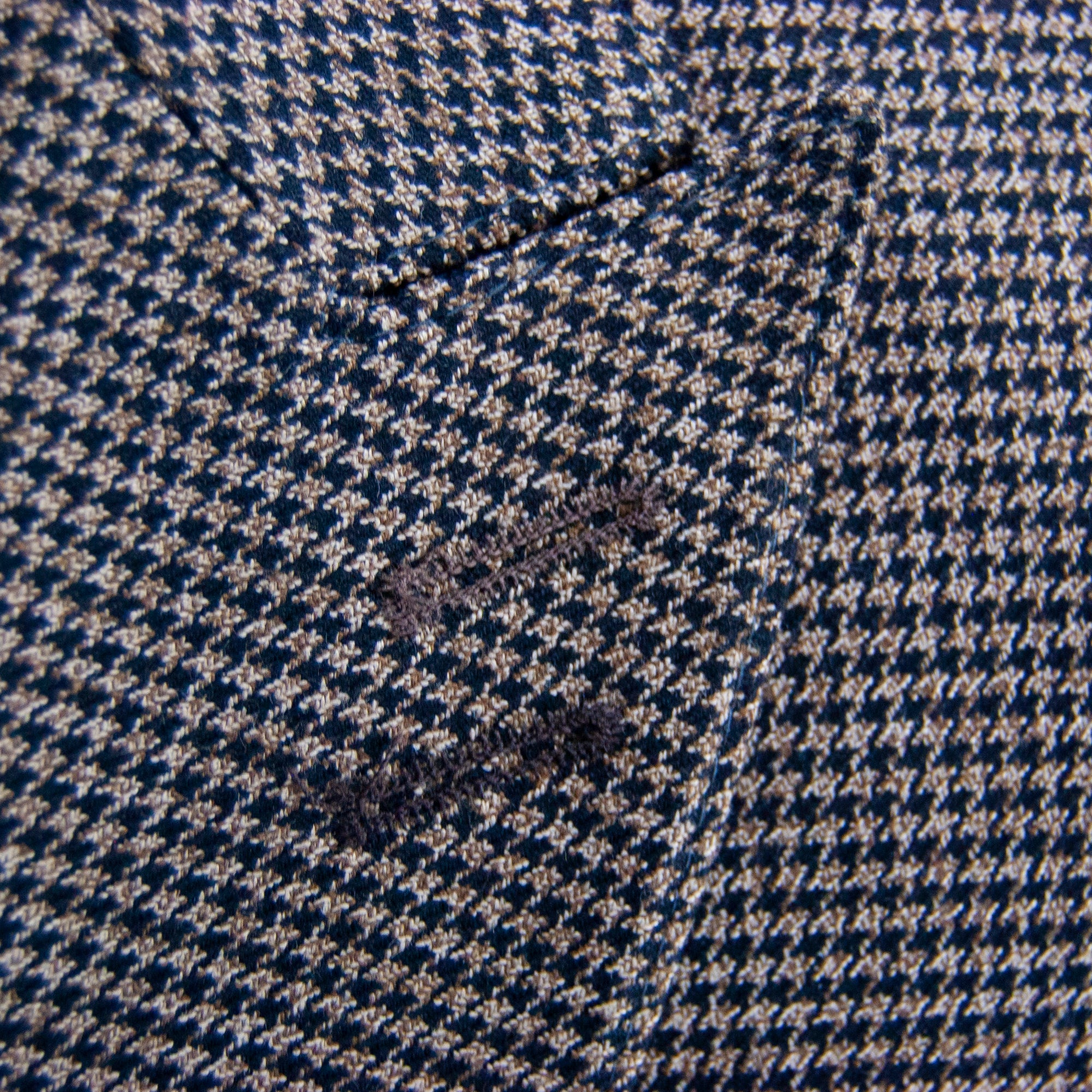 Patterned Brown Designer 3-Piece Slim-Fit Suit
