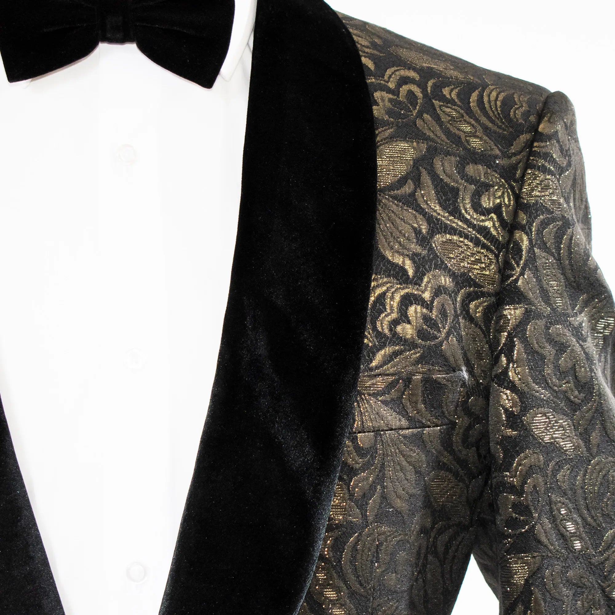 Gold Baroque Slim-Fit Dinner Jacket