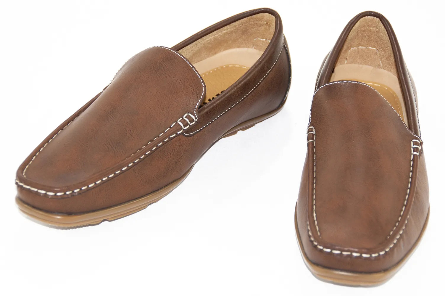 2025 CAMEL DRESS LOAFERS FOR GUYS