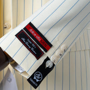 Chauncey | Cream Pinstripe 3-Piece Tailored-Fit Suit